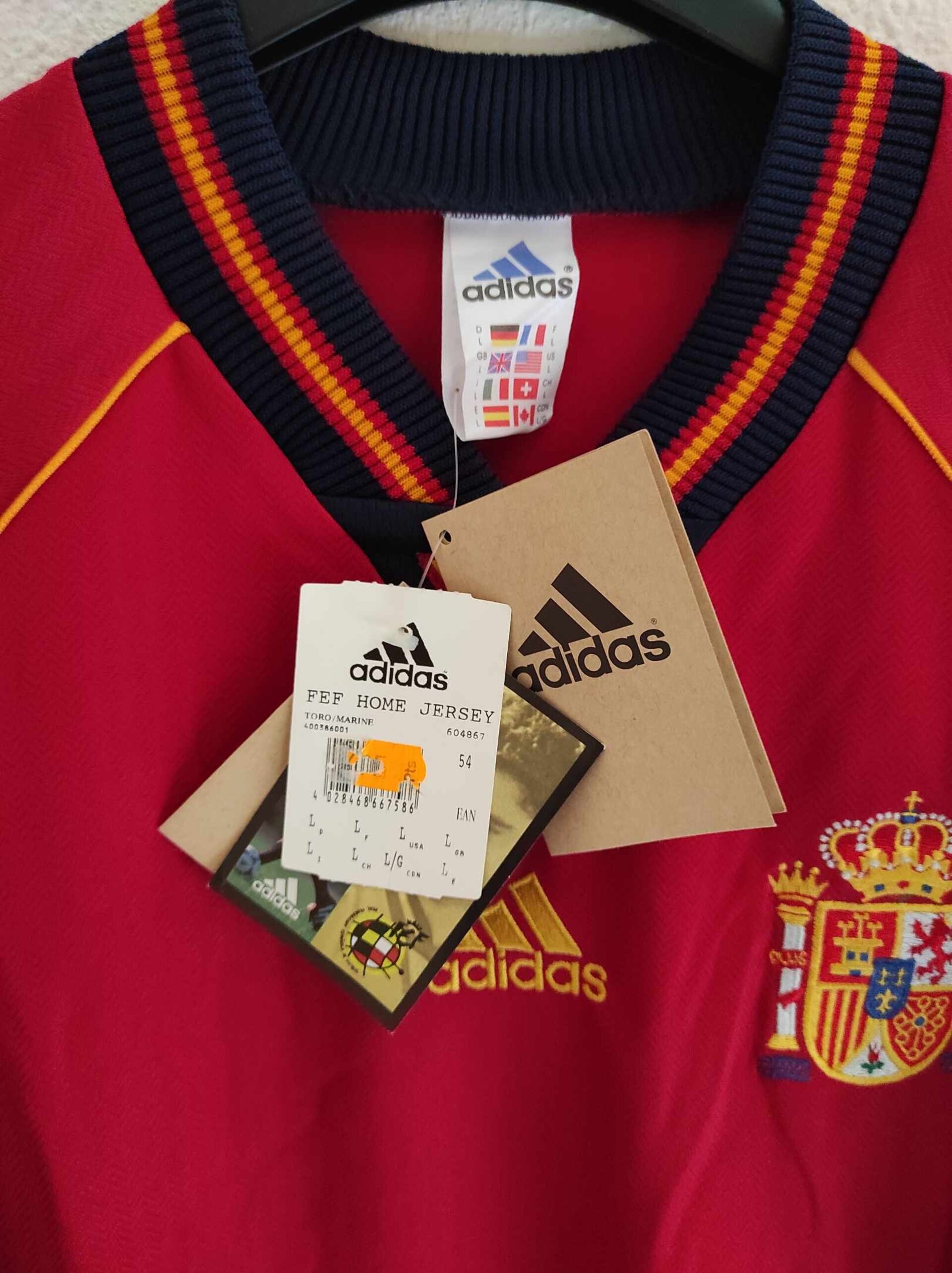 SPAIN 1998 World Cup BNWT L - 2
