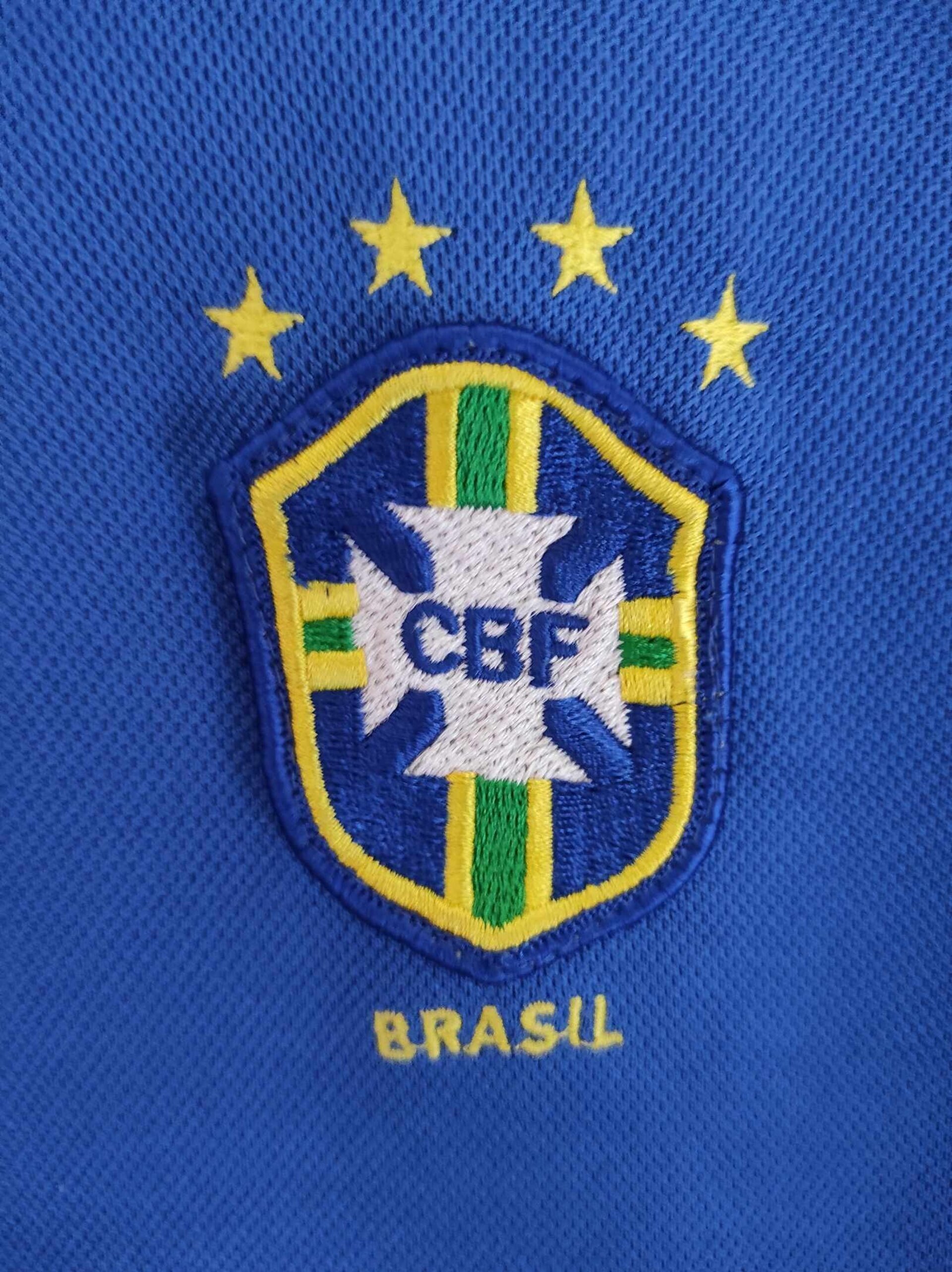 BRAZIL 1998 World Cup away XL Kids - 4