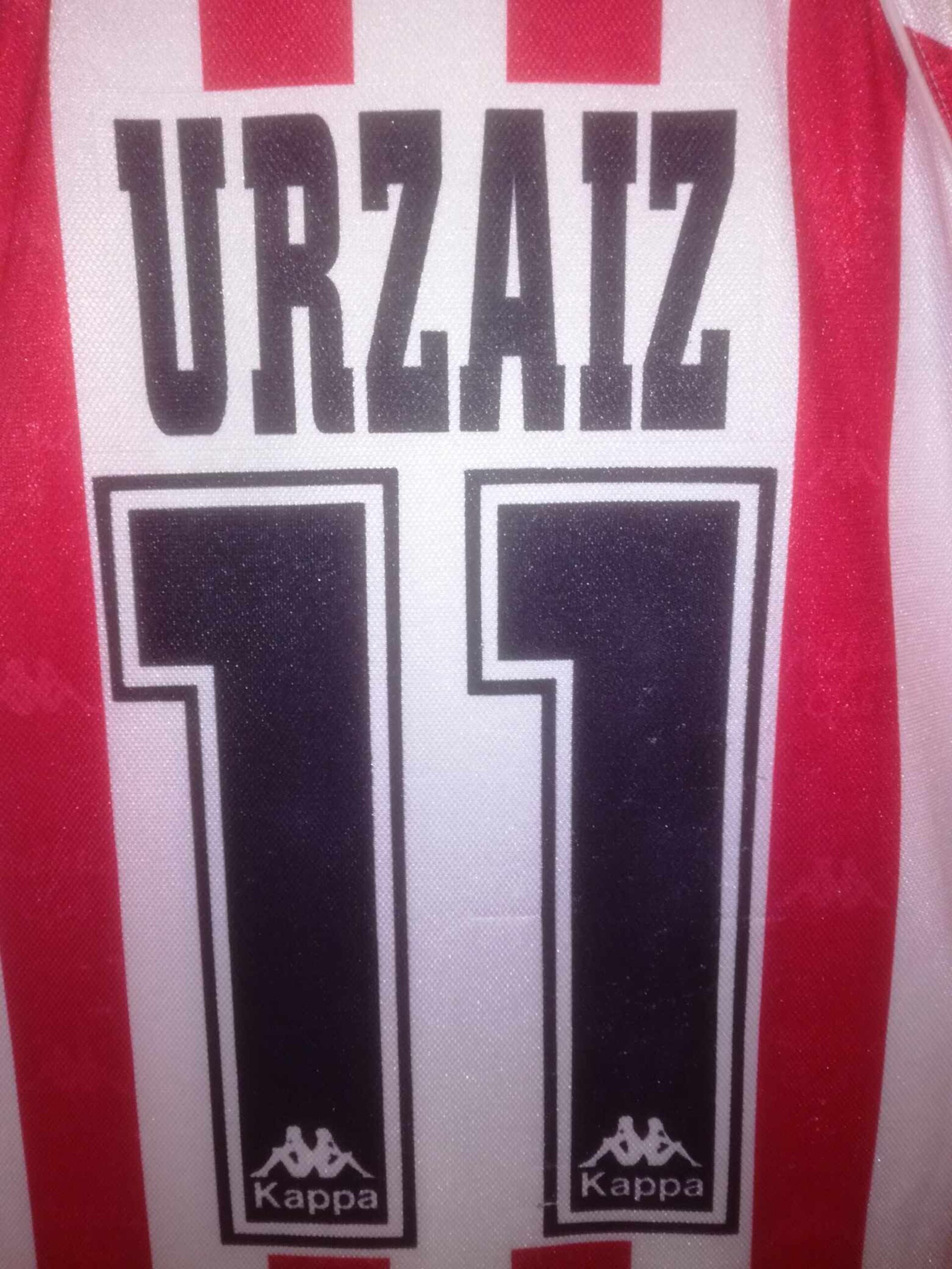 ATHLETIC CLUB BILBAO 1995-1996 Urzaiz 11 XL - 6
