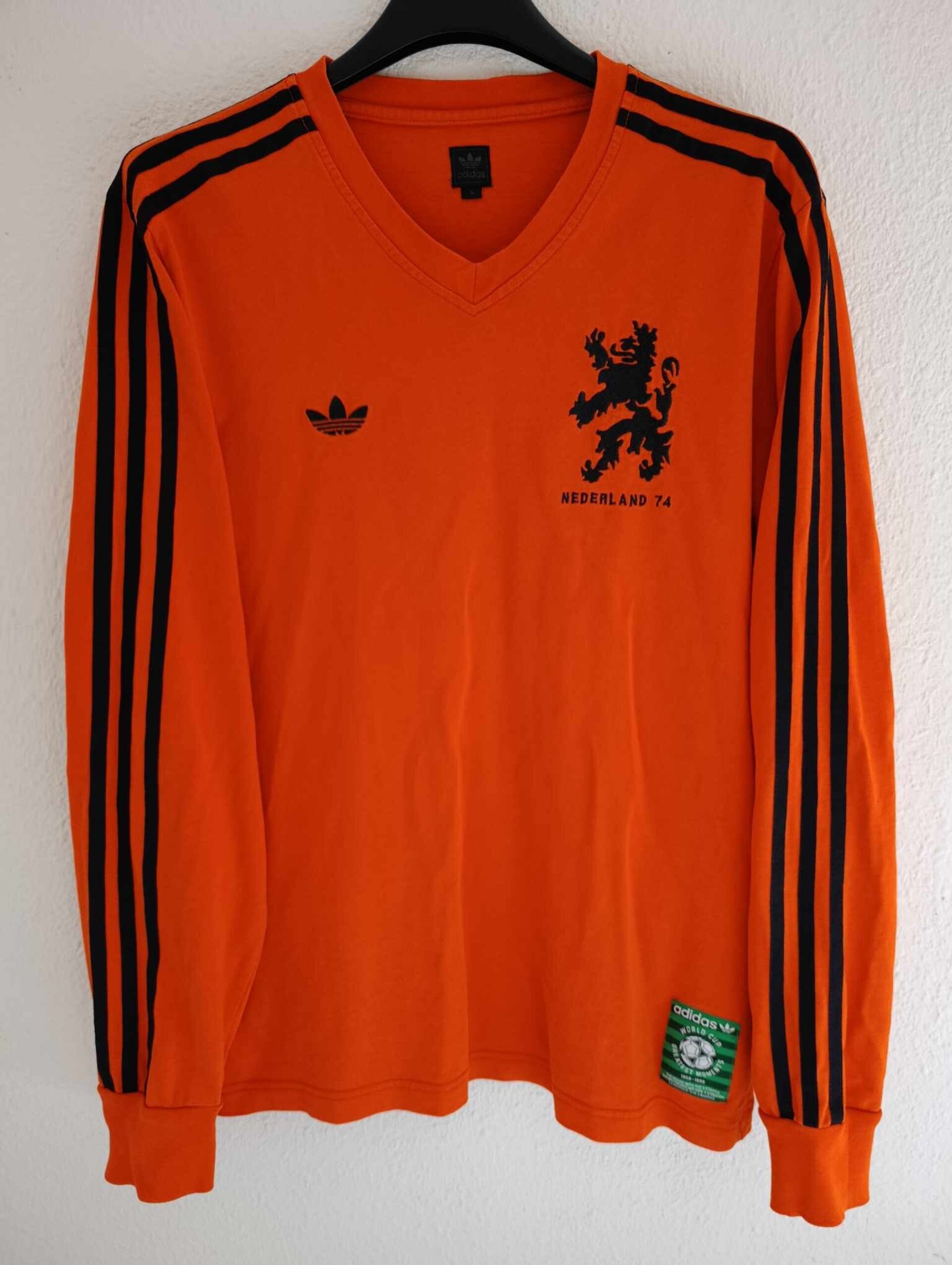 HOLLAND 1974 World Cup Adidas Originals L - 1