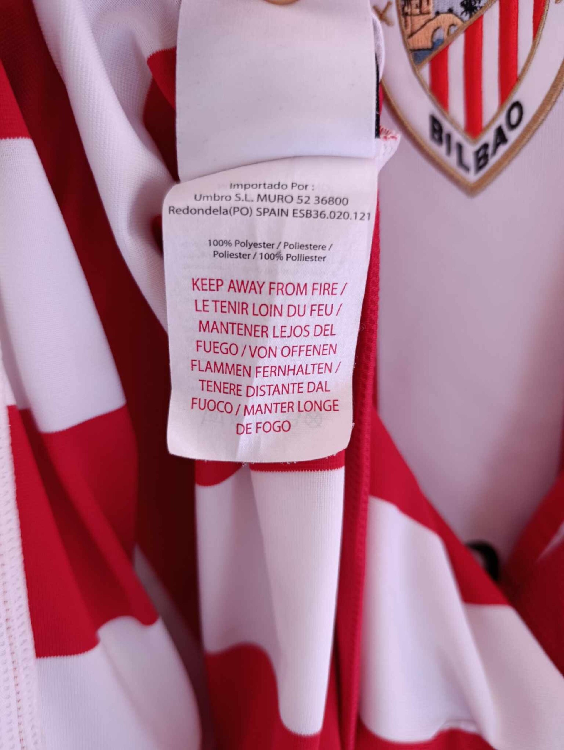 ATHLETIC CLUB BILBAO 2009-2010 number 20 M - 4