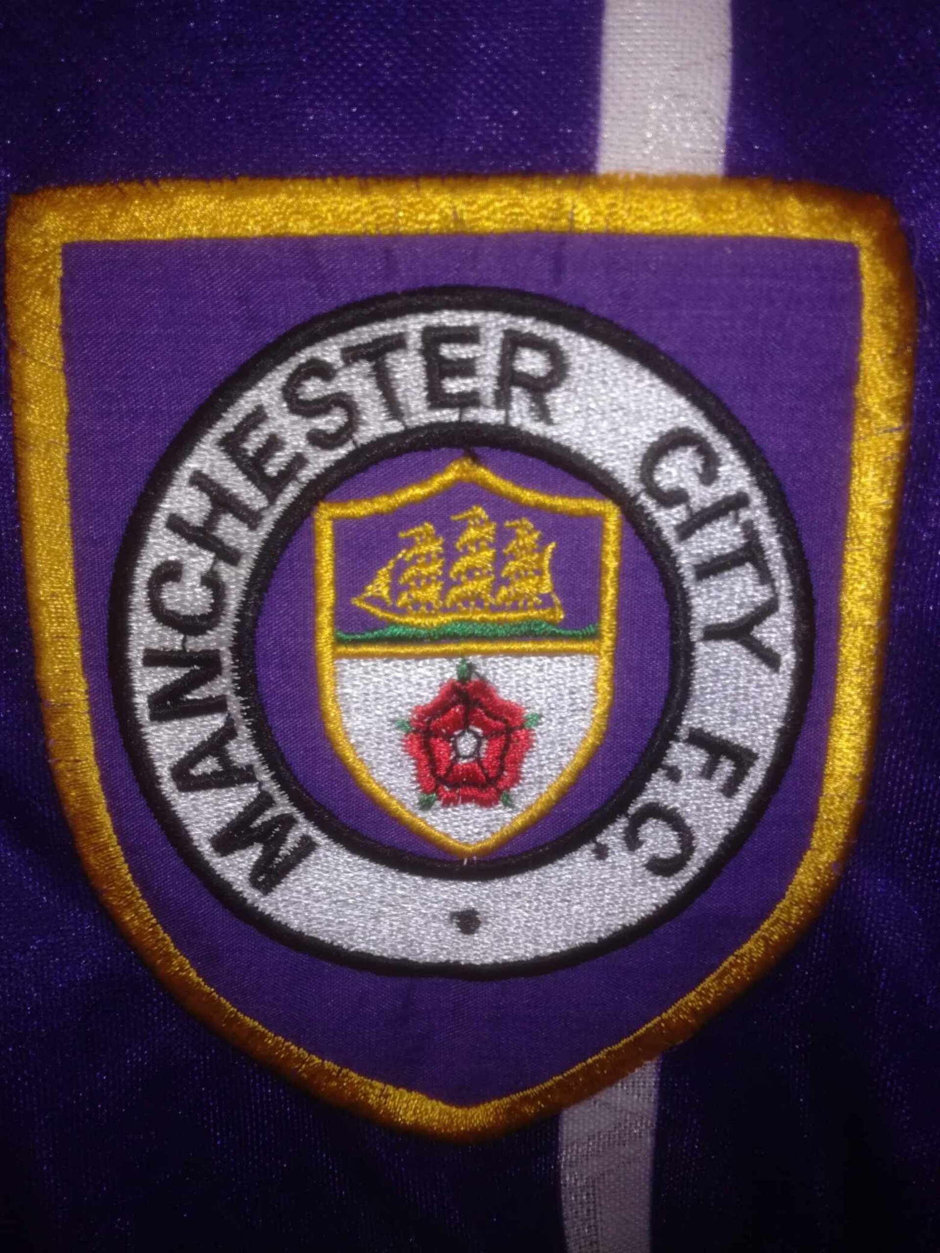 MANCHESTER CITY 1992-1993 away XL - 4