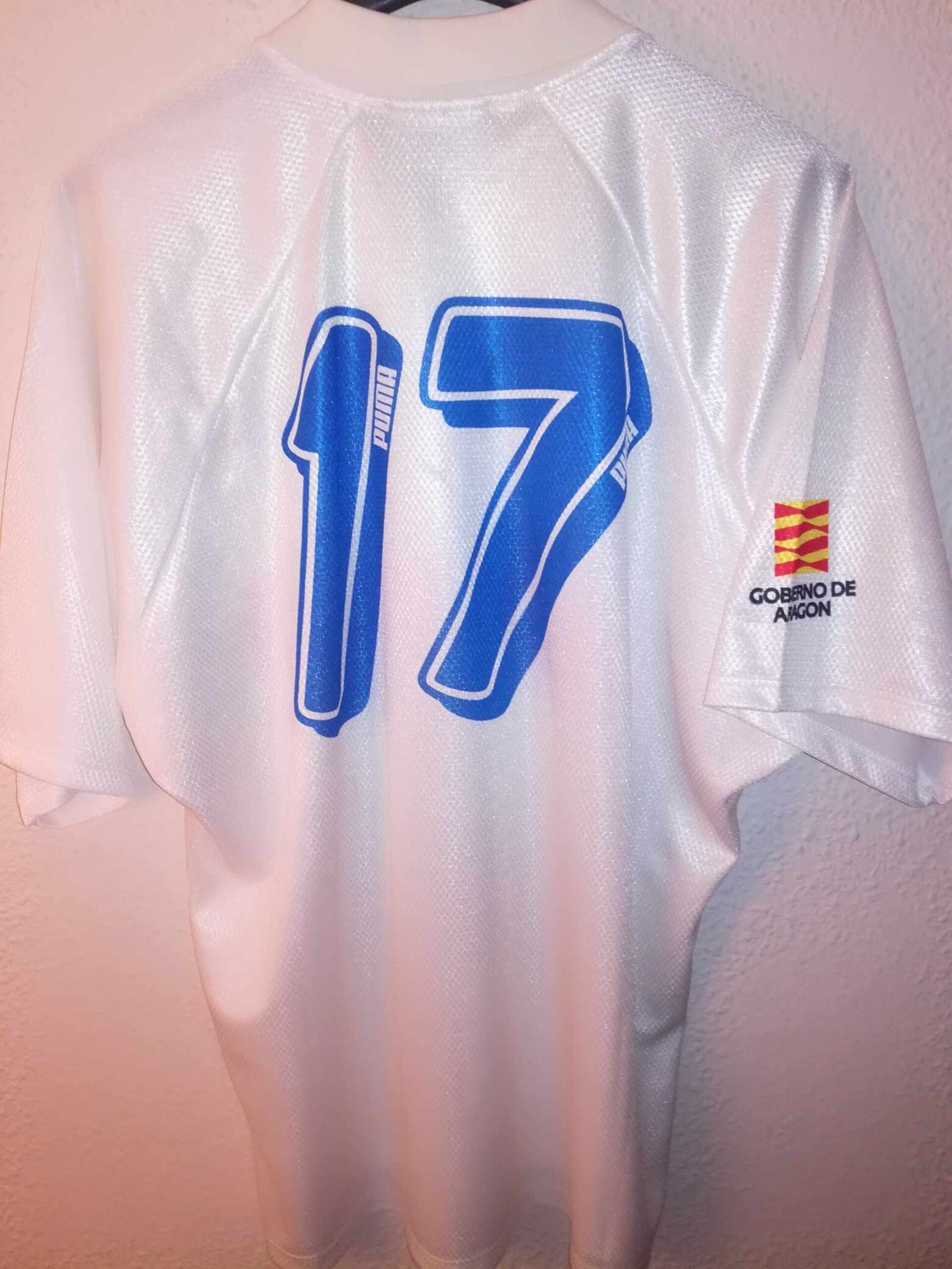 REAL ZARAGOZA 1994-1995 Cafu Match Worn XL - 1
