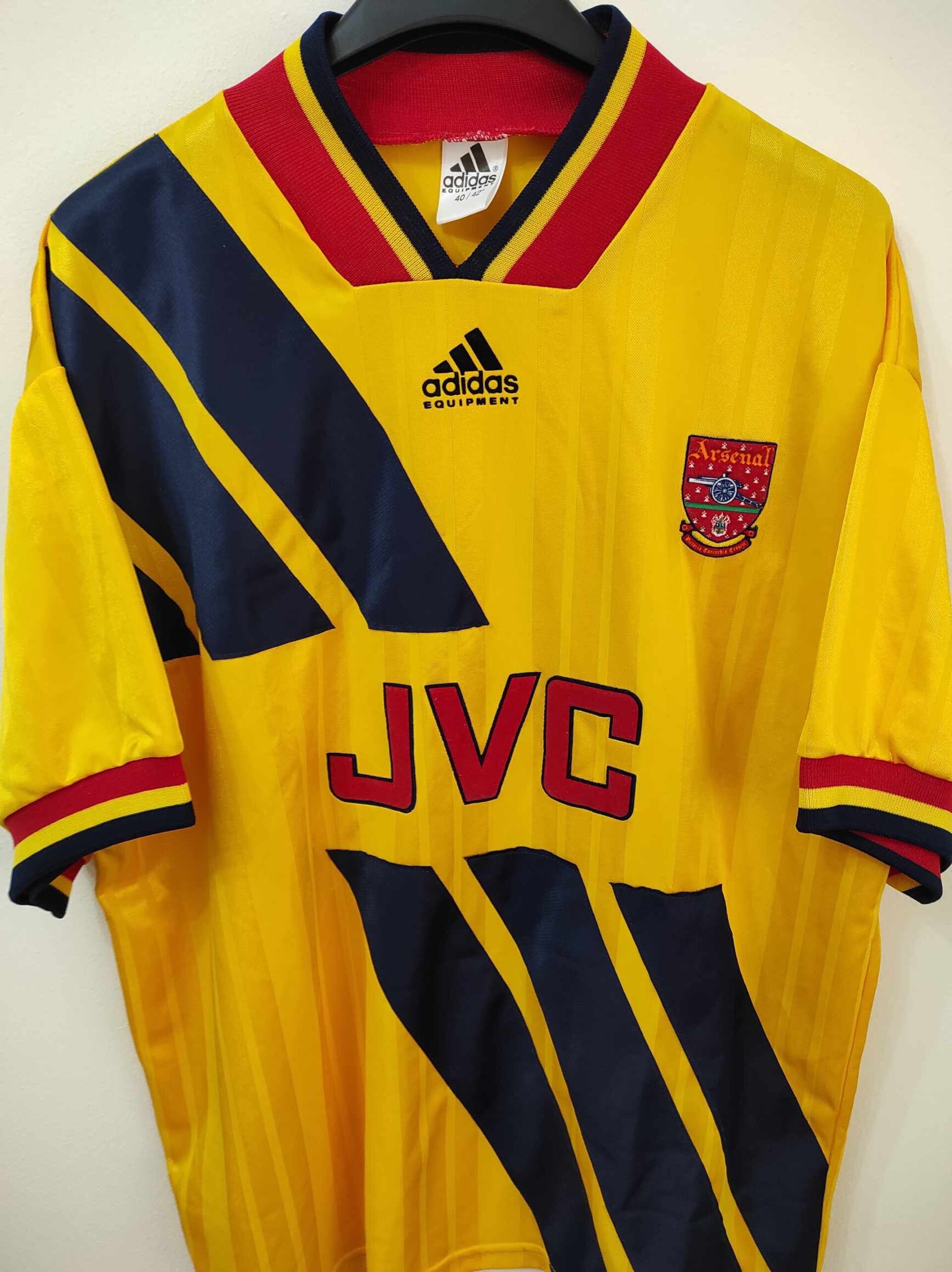 ARSENAL 1993-1994 away Size 40/42 - 1