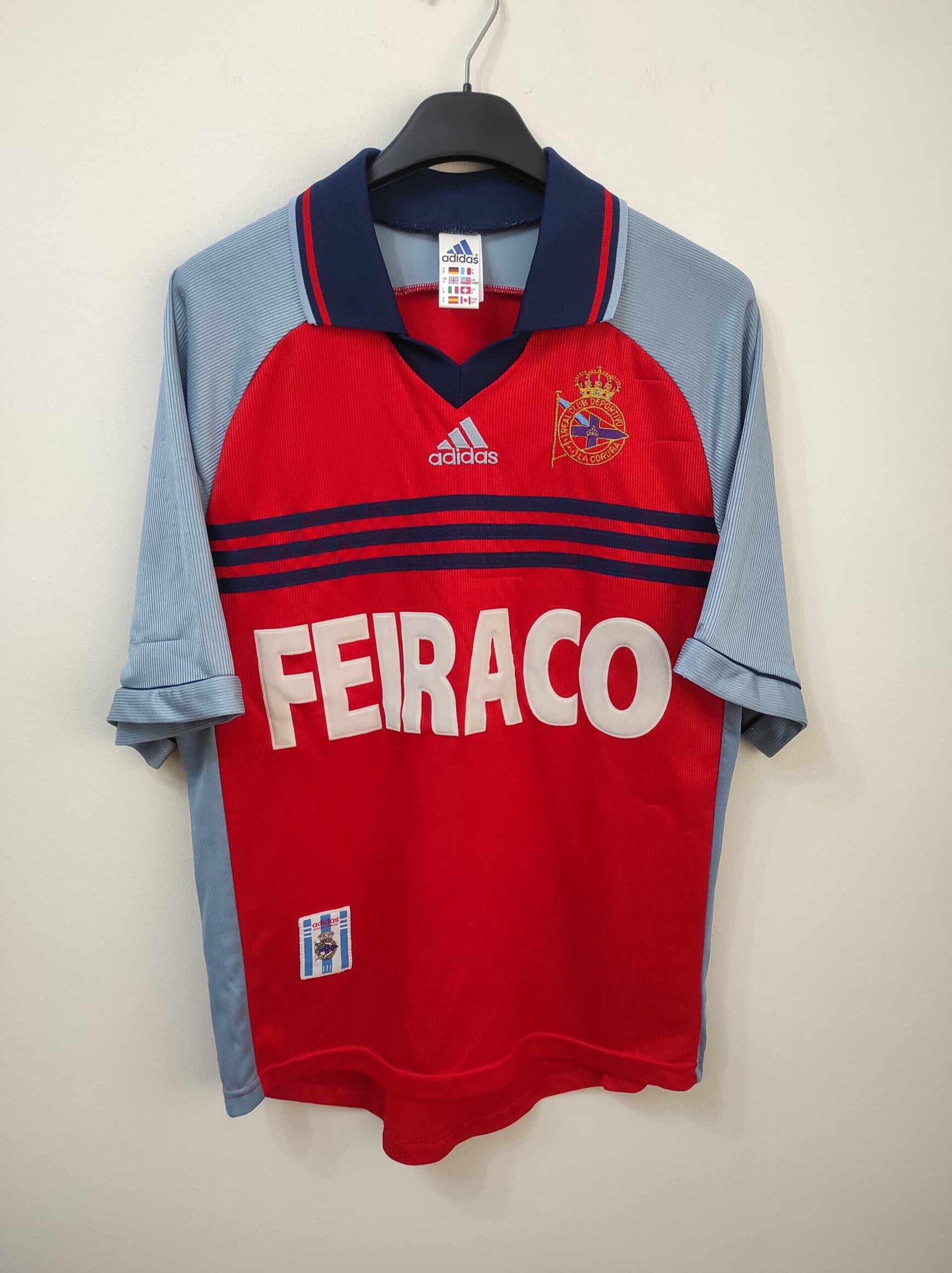 DEPORTIVO DE LA CORUÑA 1998-1999 away S - 1