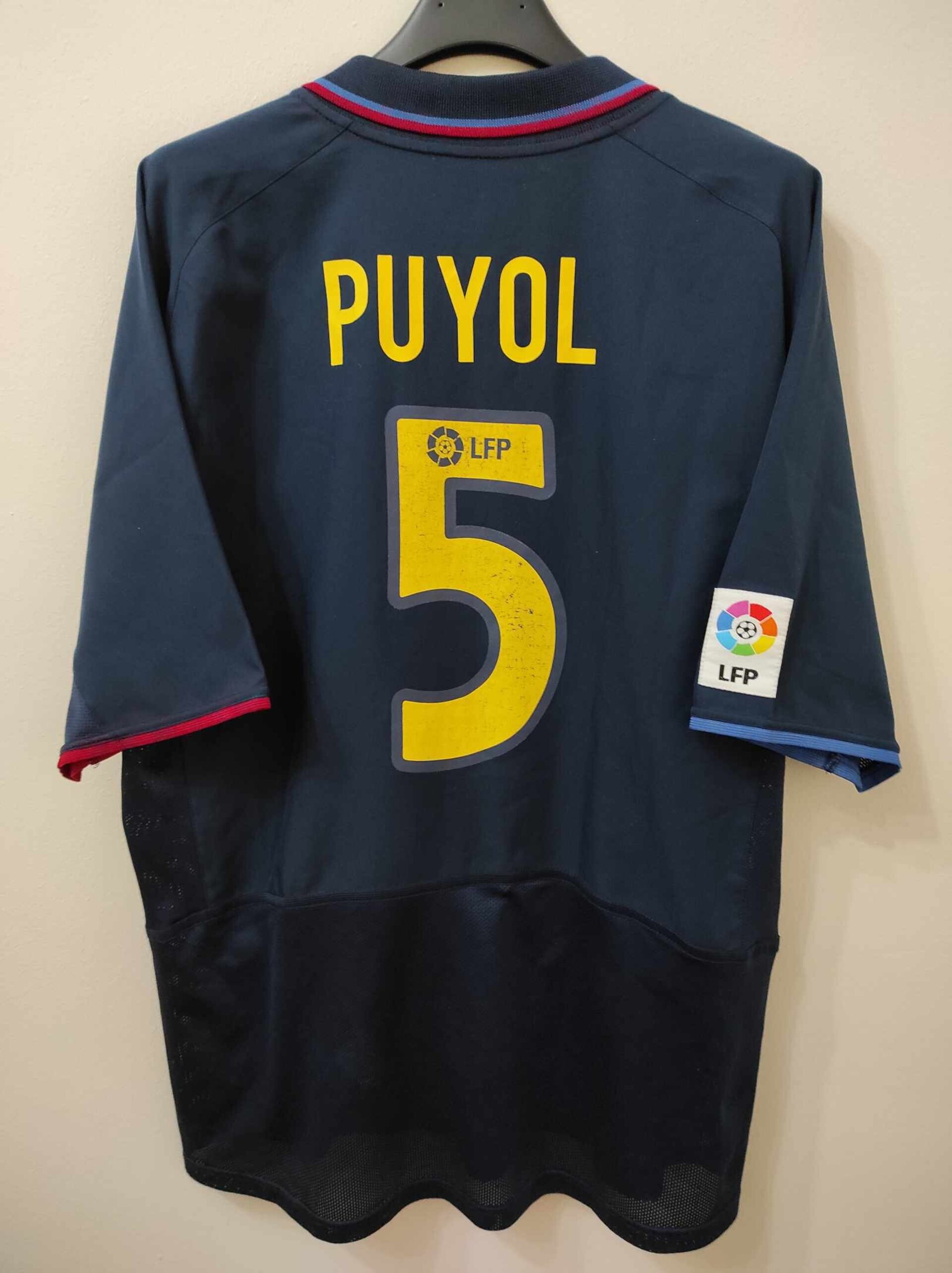 FC BARCELONA 2002-2003 away Puyol 5 XL - 1