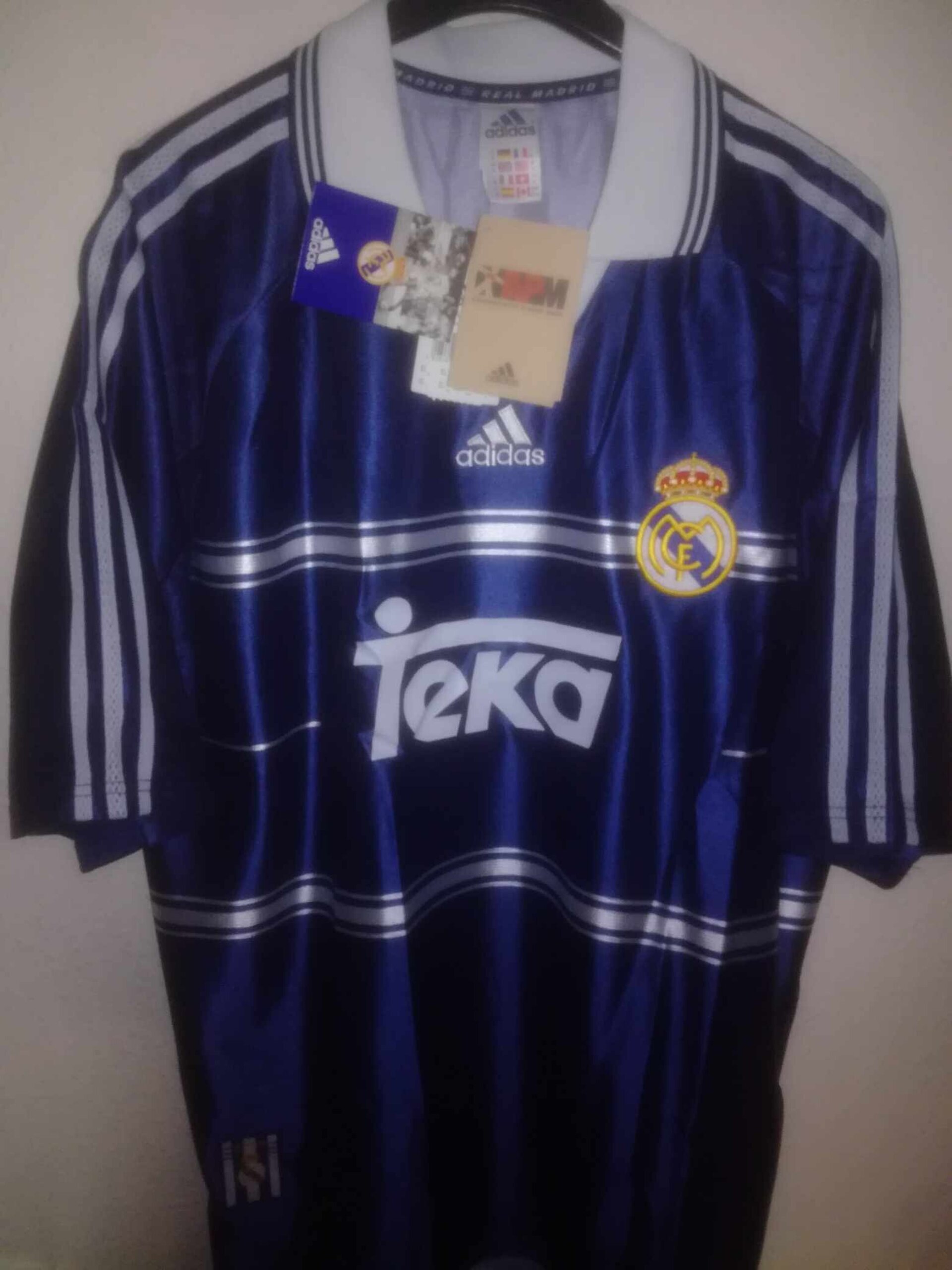 REAL MADRID 1998-1999 away BNWT XL - 1