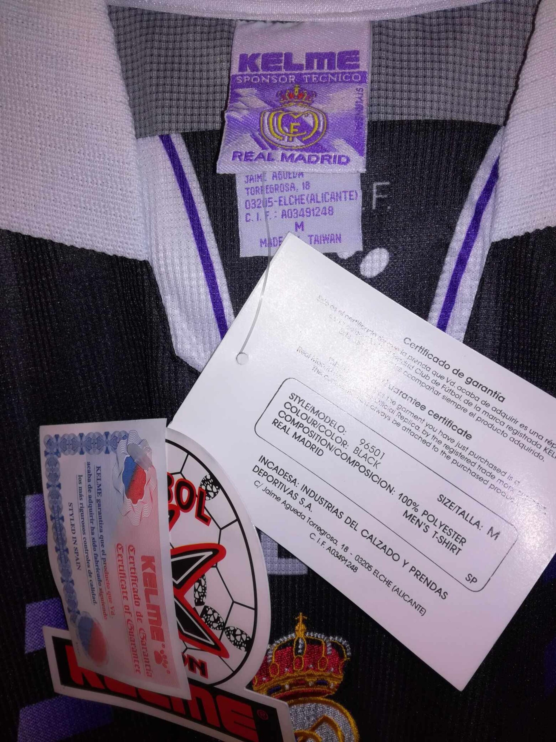 REAL MADRID 1997-1998 Third BNWT M - 4