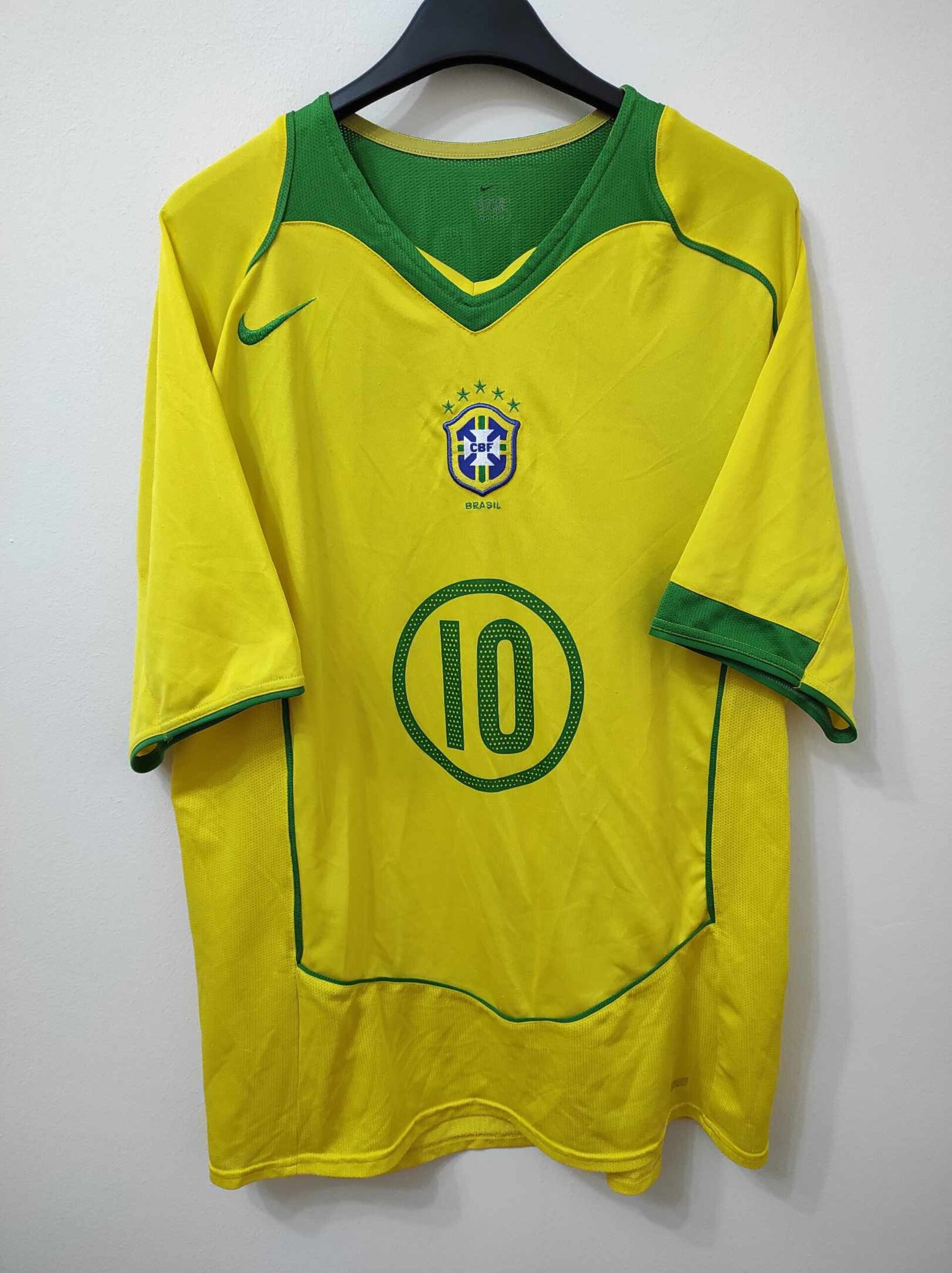 BRAZIL 2004 Ronaldinho 10 XL - 2