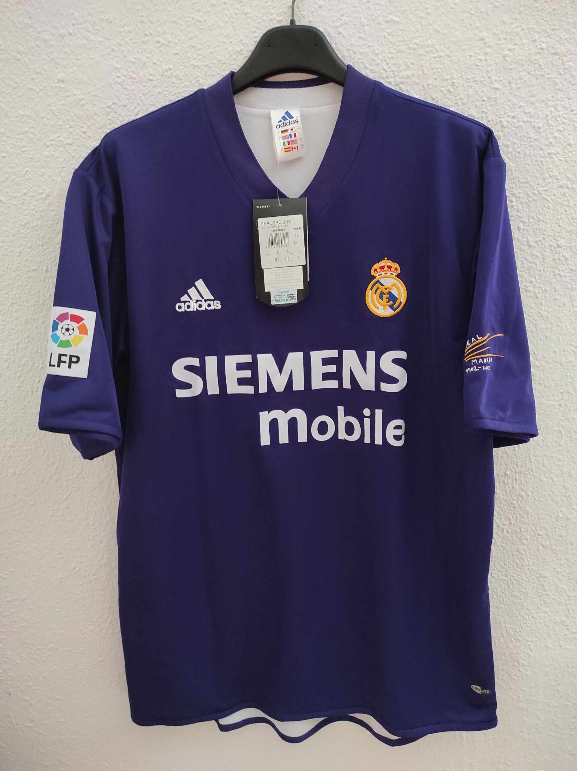 REAL MADRID 2002-2003 Third Centenary BNWT L - 1