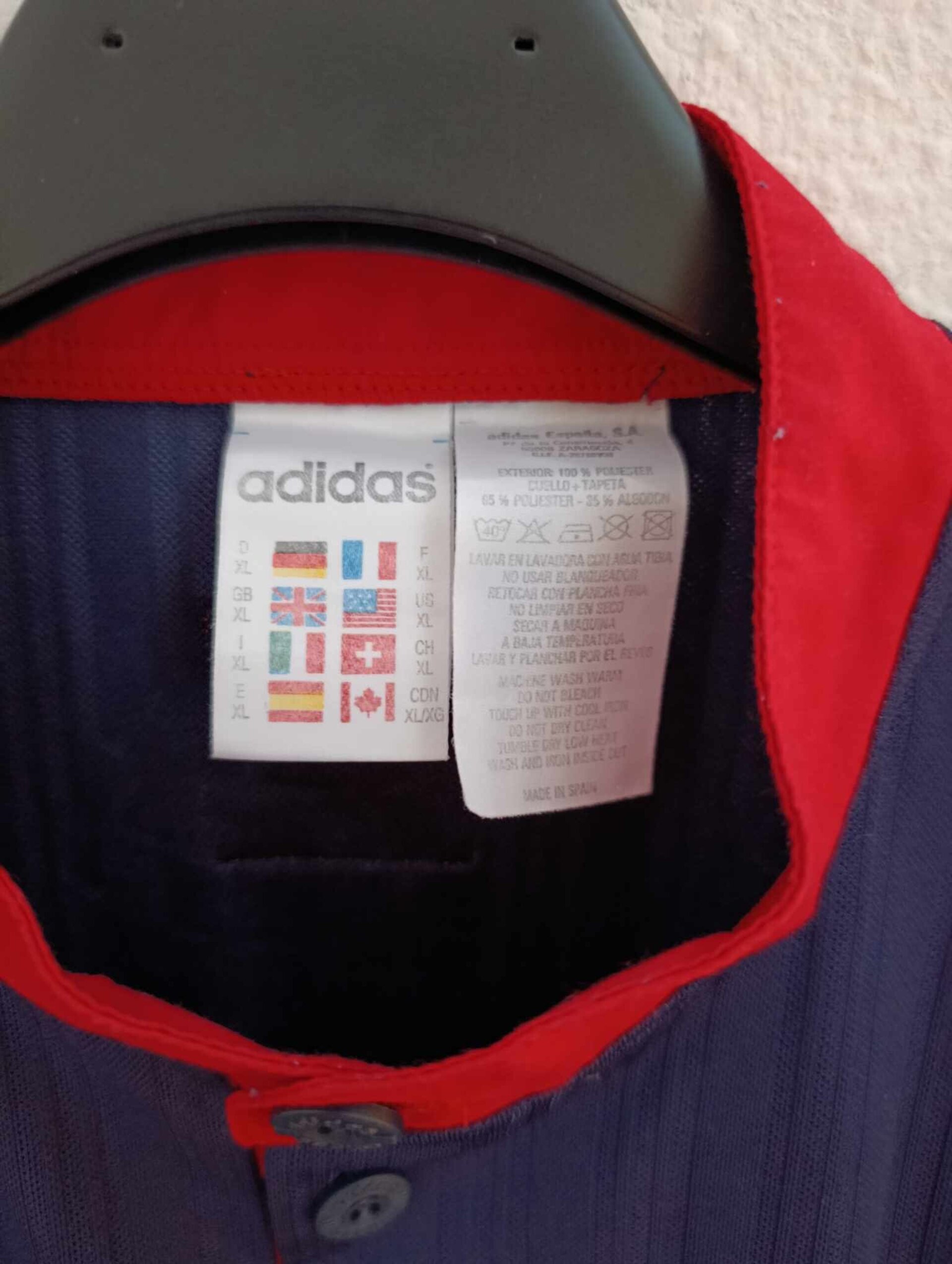 SPAIN 1996 EURO away XL - 2