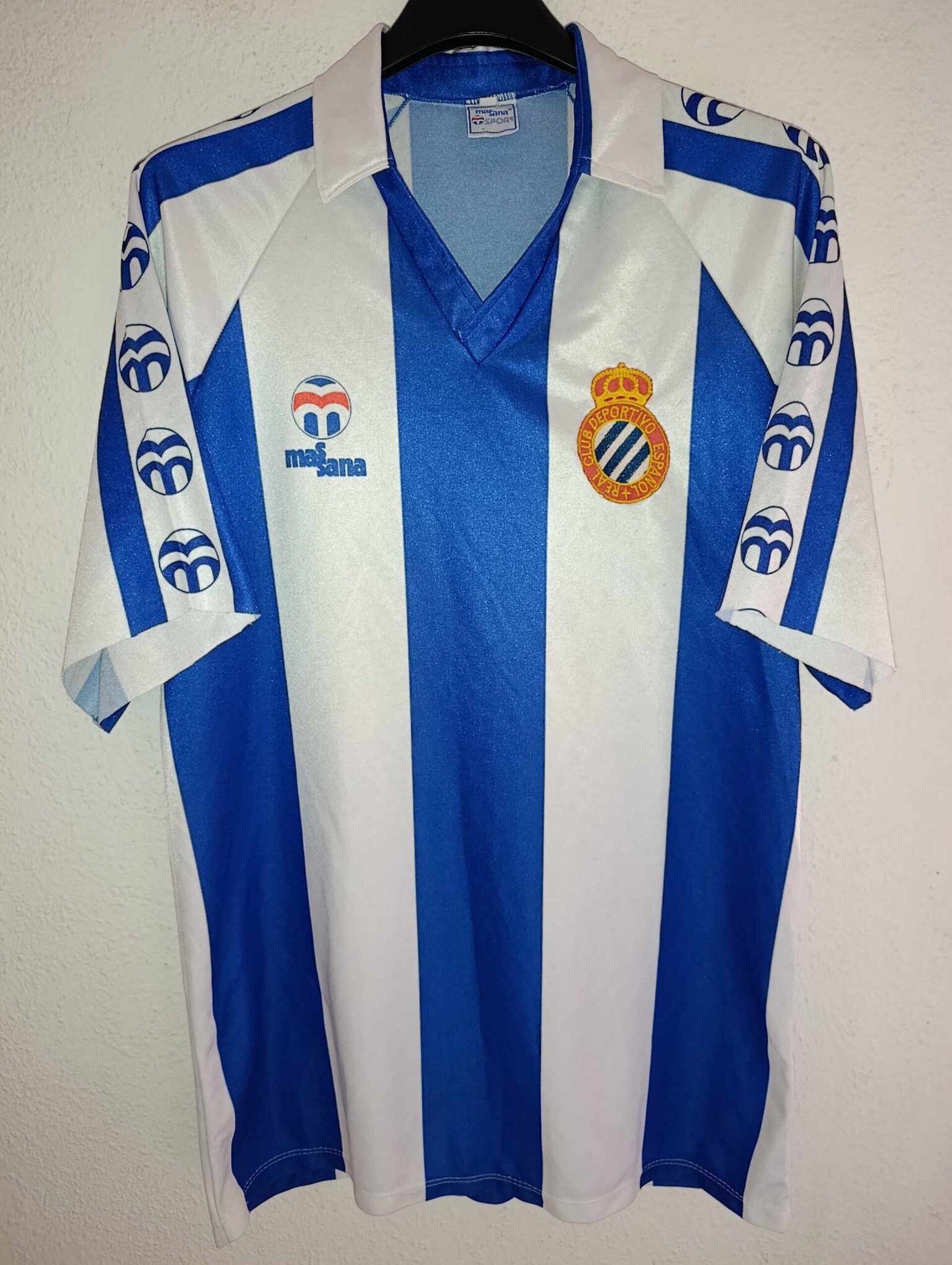 ESPANYOL 1987-1988 number 2 Match Worn XL - 2