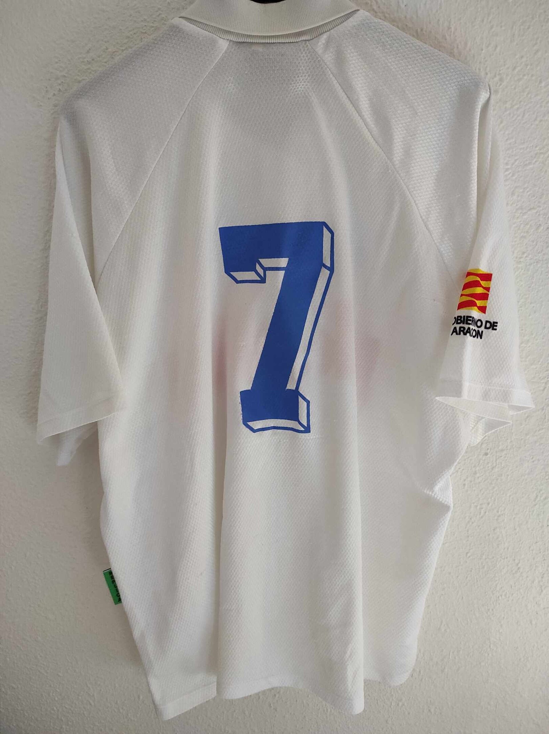 REAL ZARAGOZA 1994-1995 number 7 XL - 8
