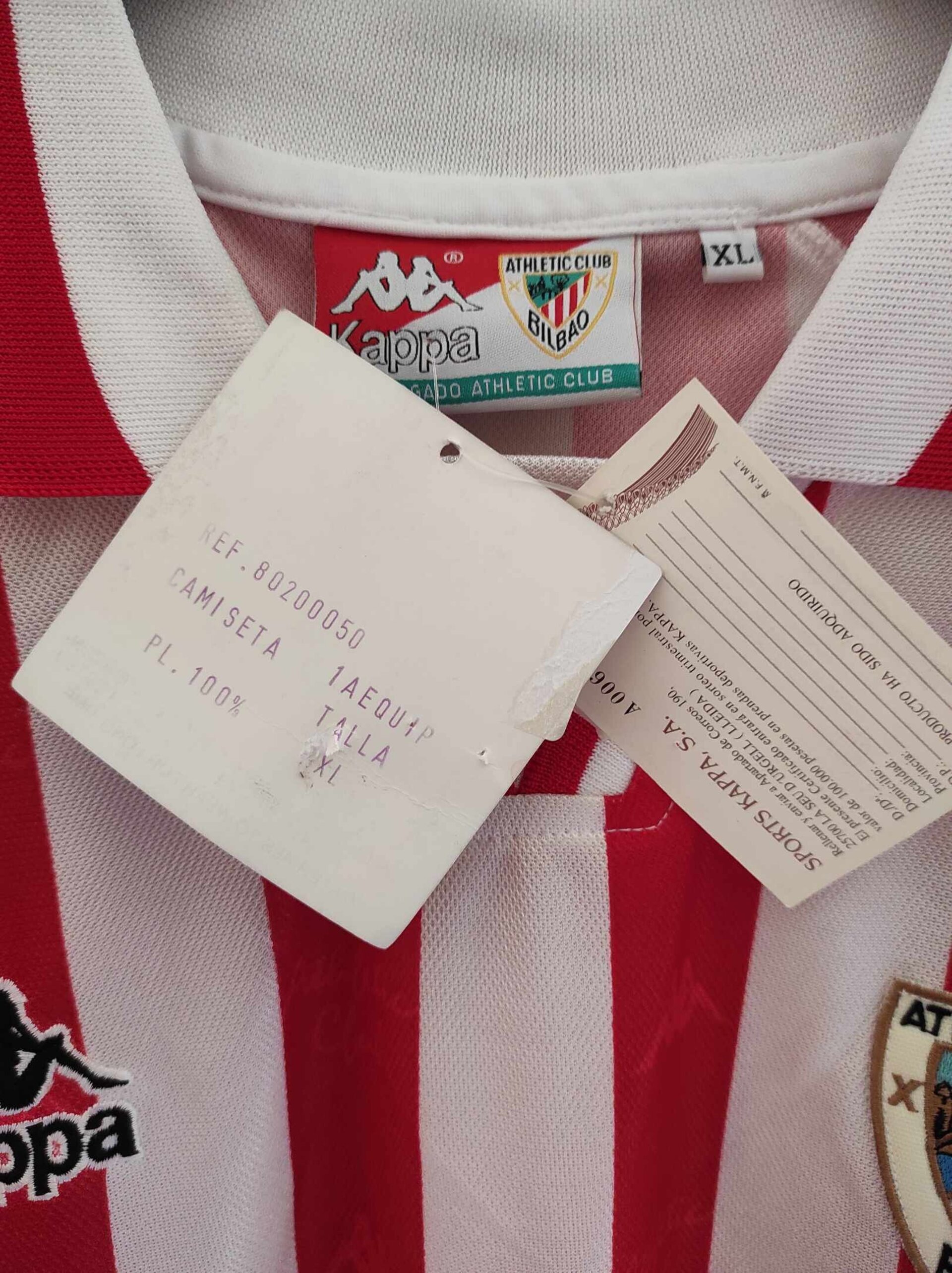 ATHLETIC CLUB BILBAO 1996-1997 BNWT XL - 3