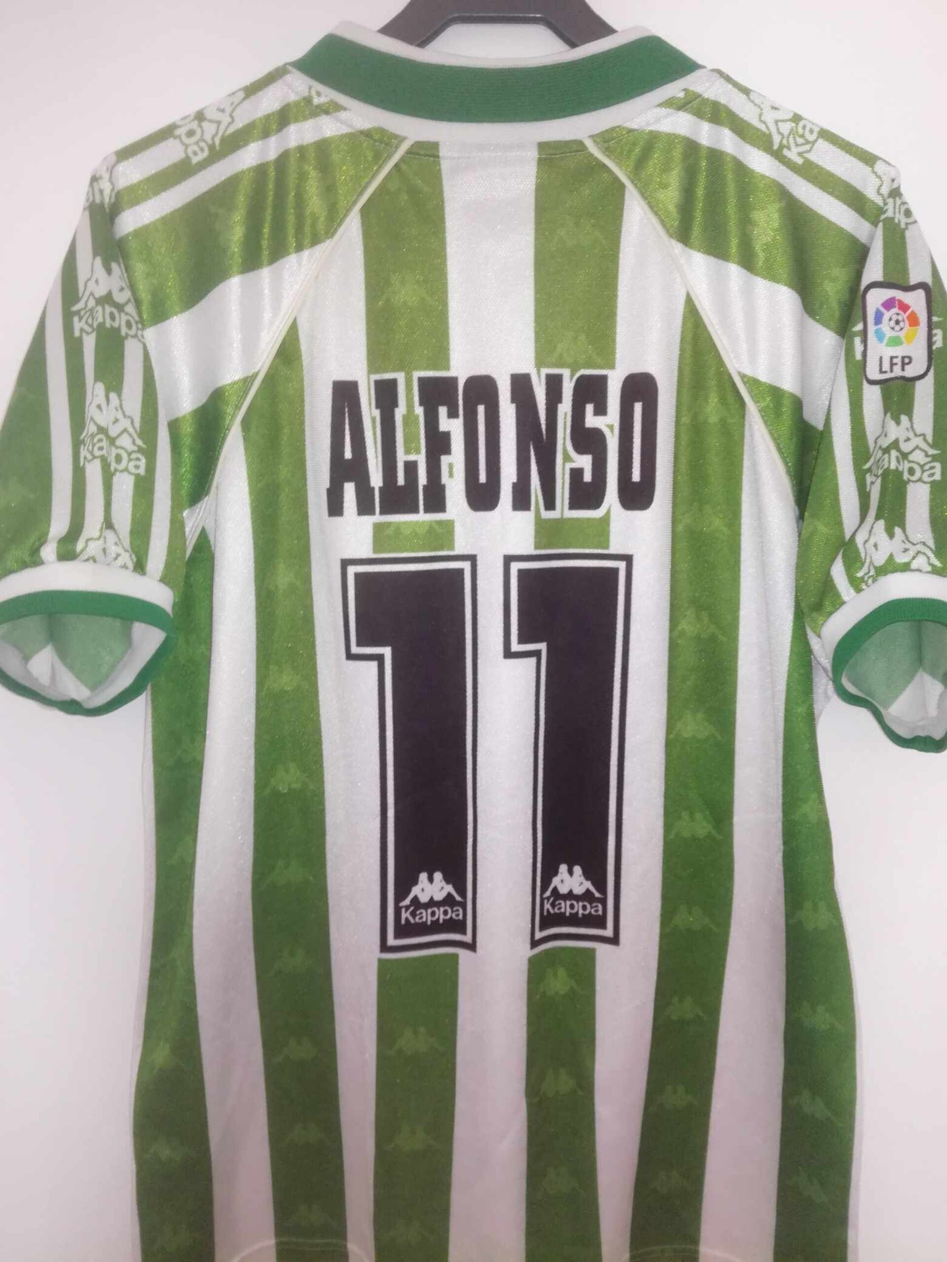 REAL BETIS 1996-1997 Alfonso 11 Match Worn XL - 1