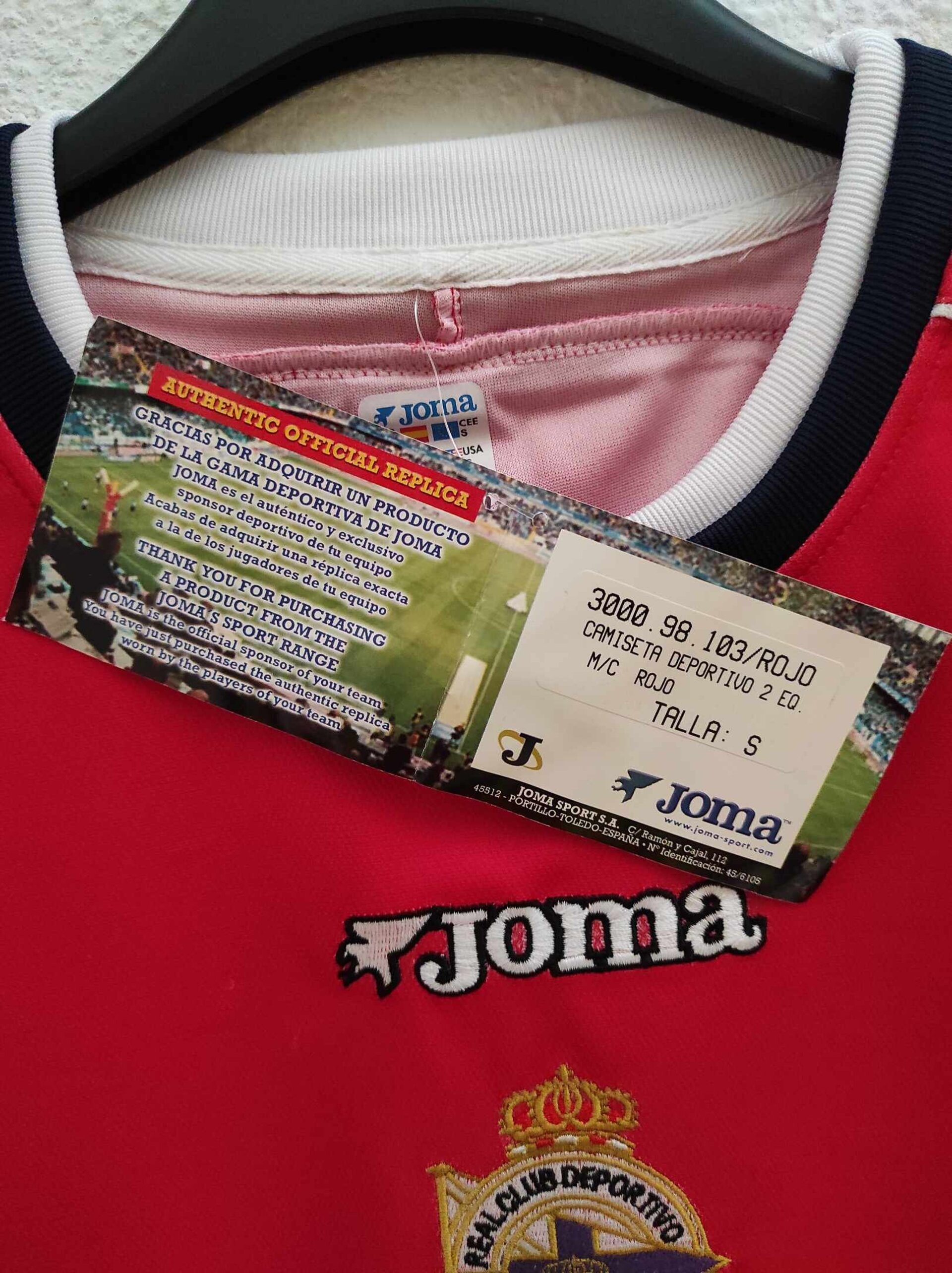 DEPORTIVO DE LA CORUÑA 2002-2003 away BNWT S - 3