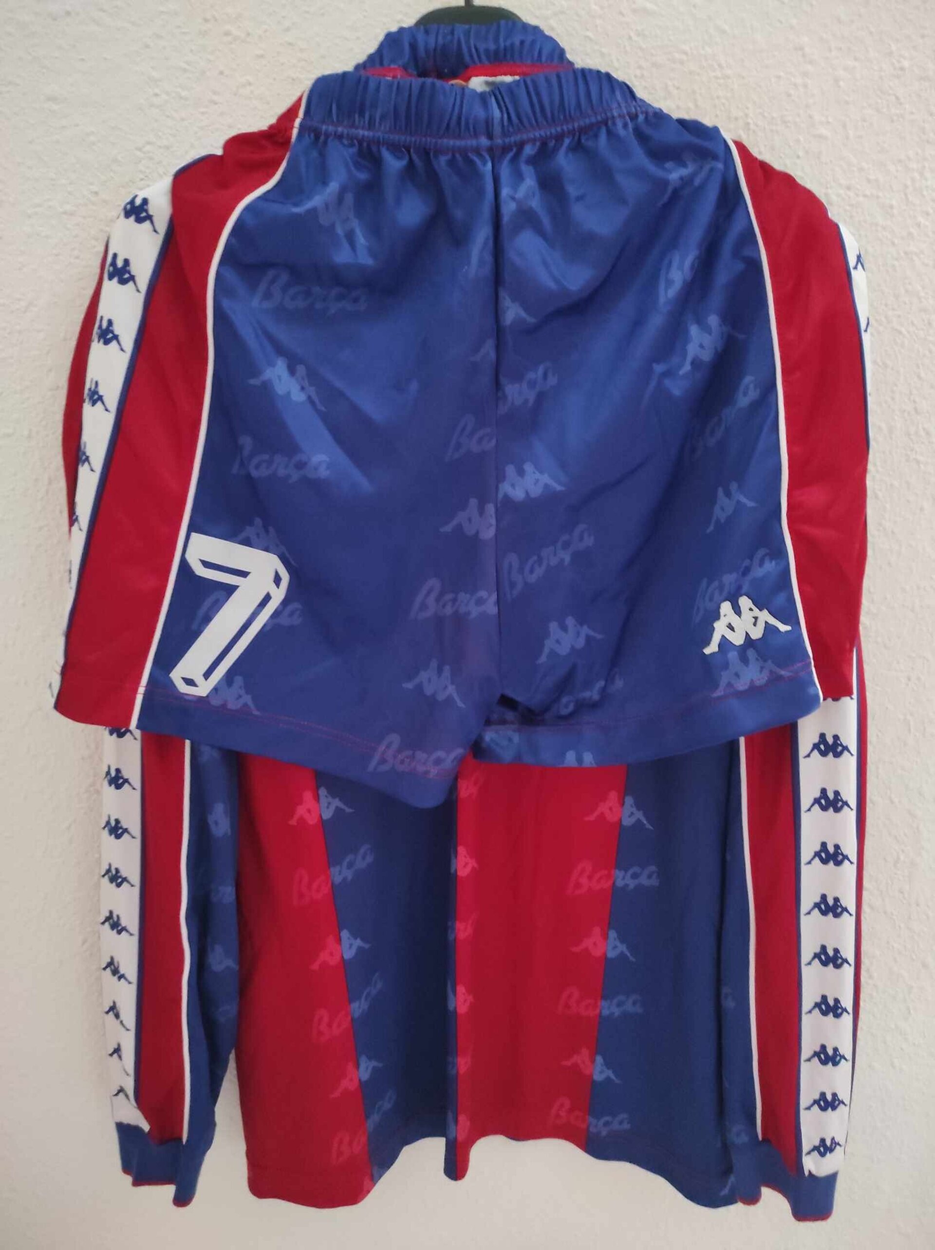FC BARCELONA 1993-1994 + Short number 7 L - 5