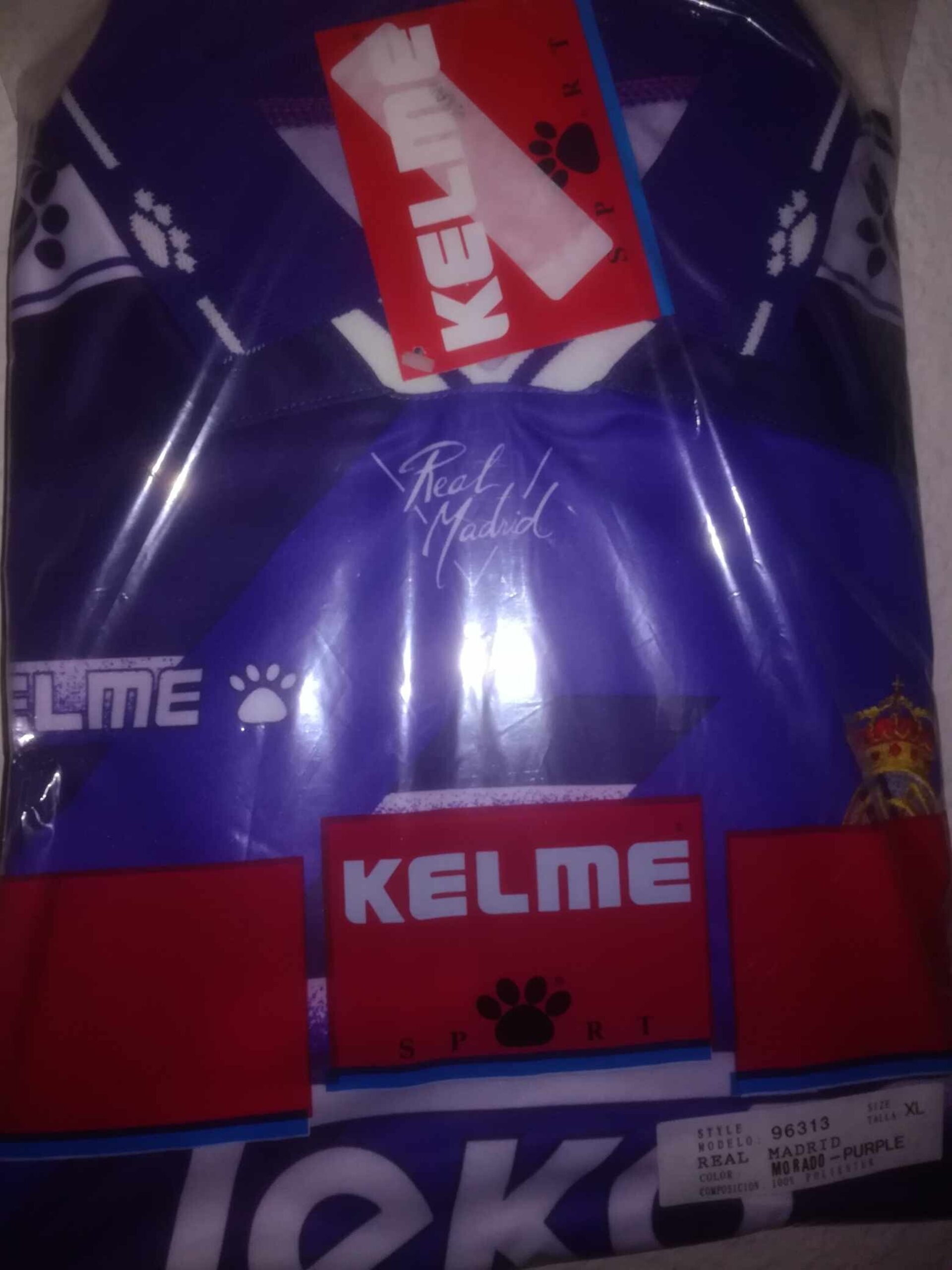 REAL MADRID 1994-1995 BNWT away XL - 4
