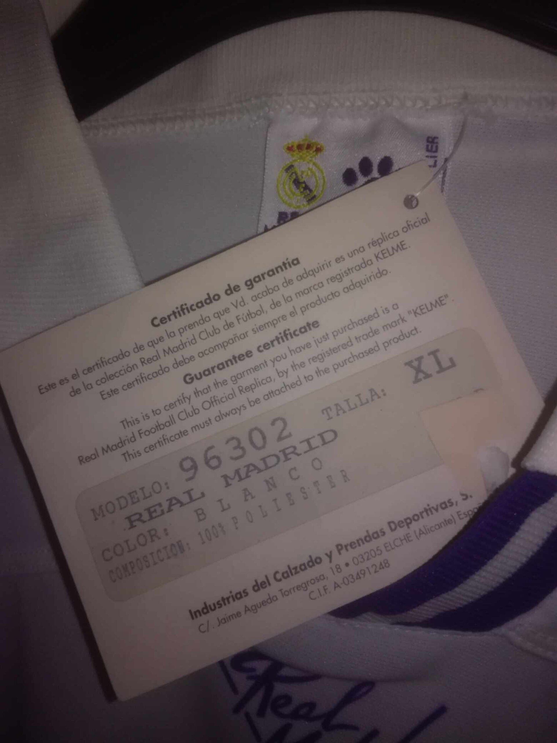 REAL MADRID 1994-1995 BNWT XL - 4