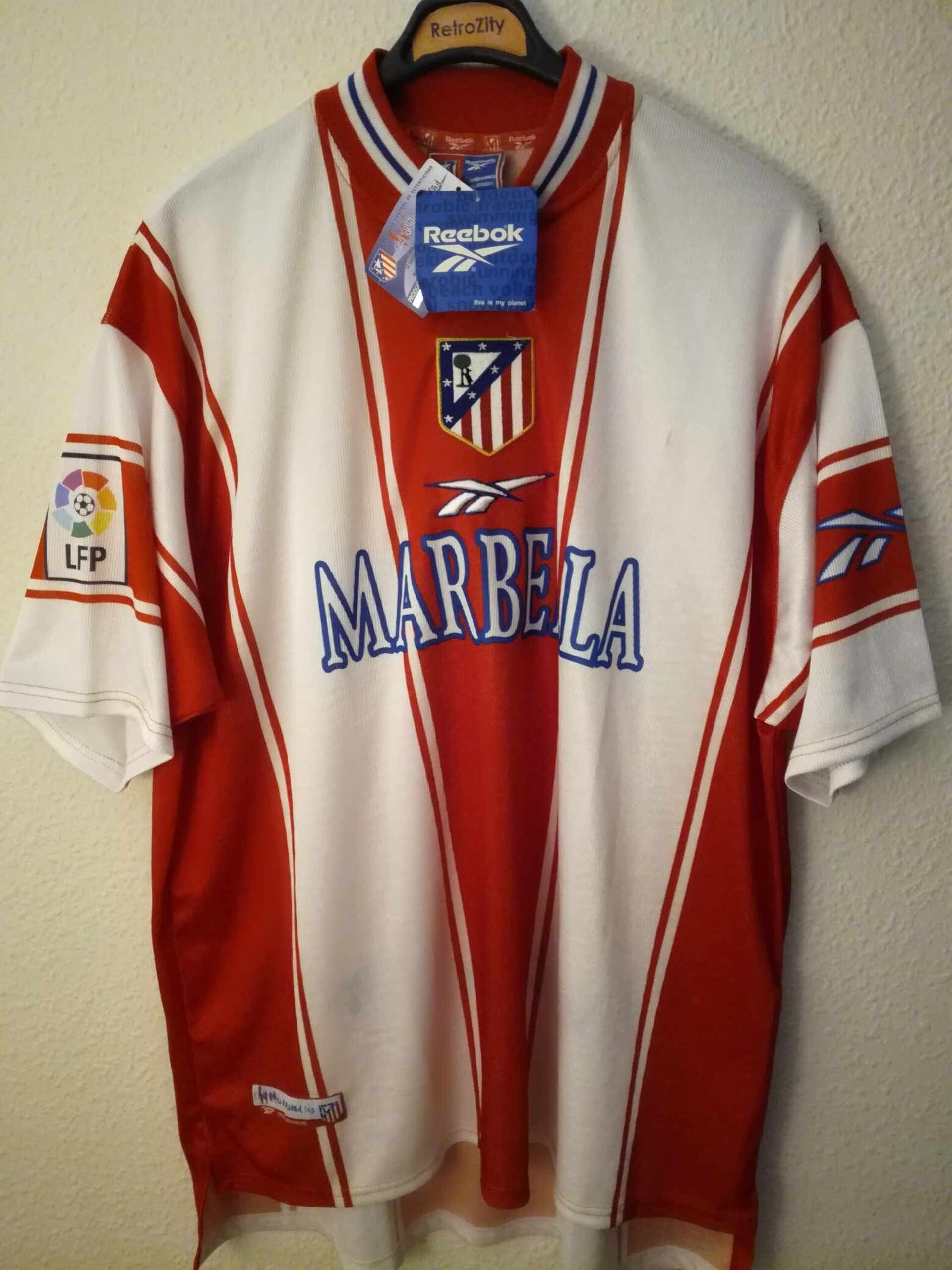 ATLETICO MADRID 1999 Final Copa Rey BNWT L - 1
