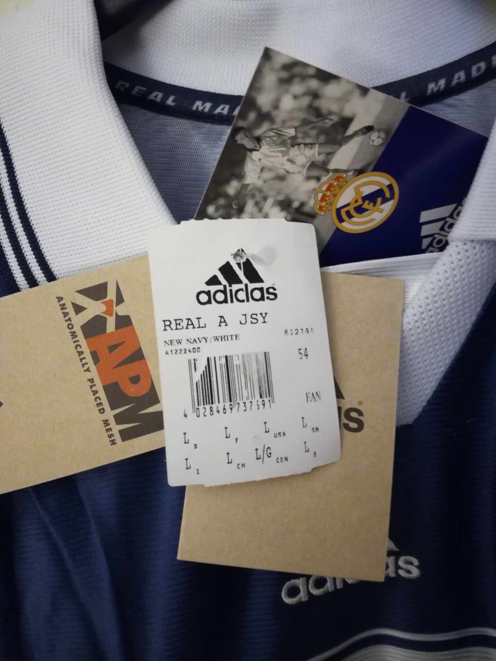REAL MADRID 1998-1999 away BNWT L - 2