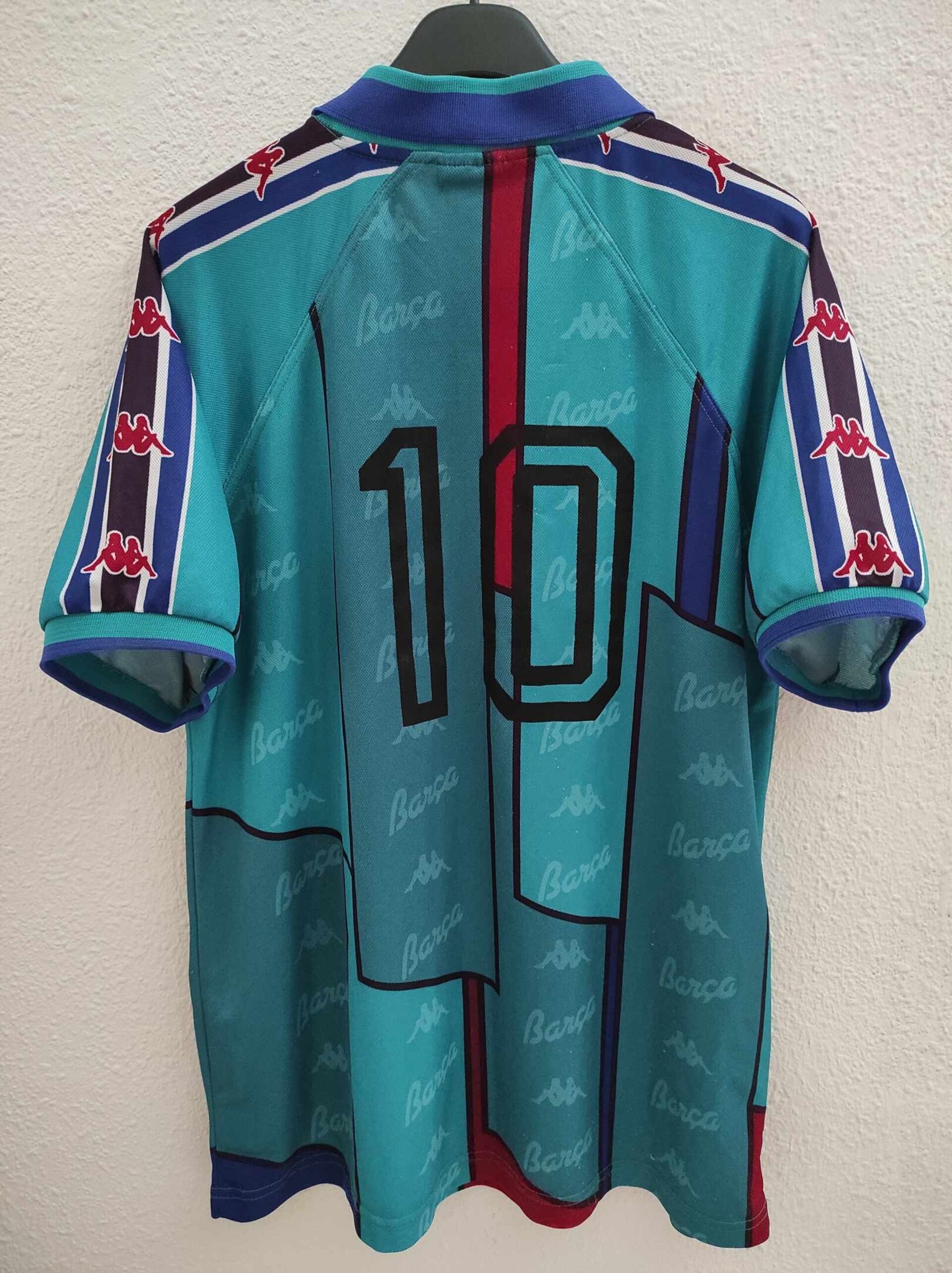 FC BARCELONA 1995-1996 away number 10 L - 5