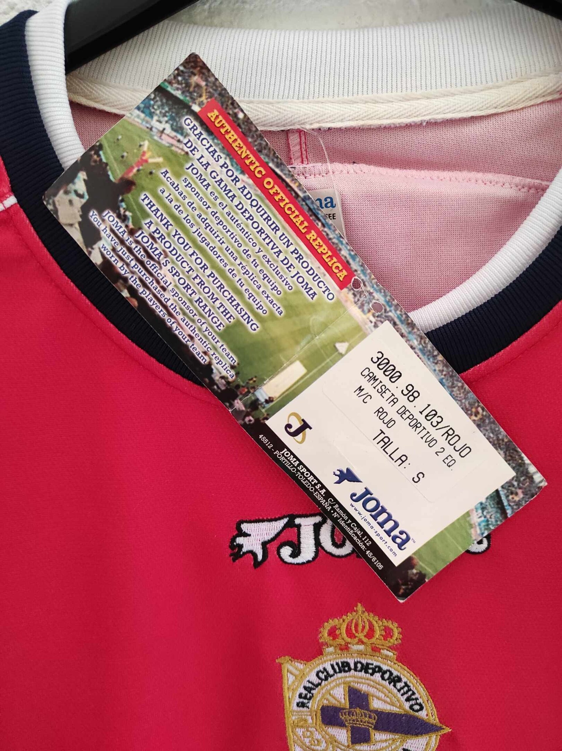 DEPORTIVO DE LA CORUÑA 2002-2003 away BNWT S - 3