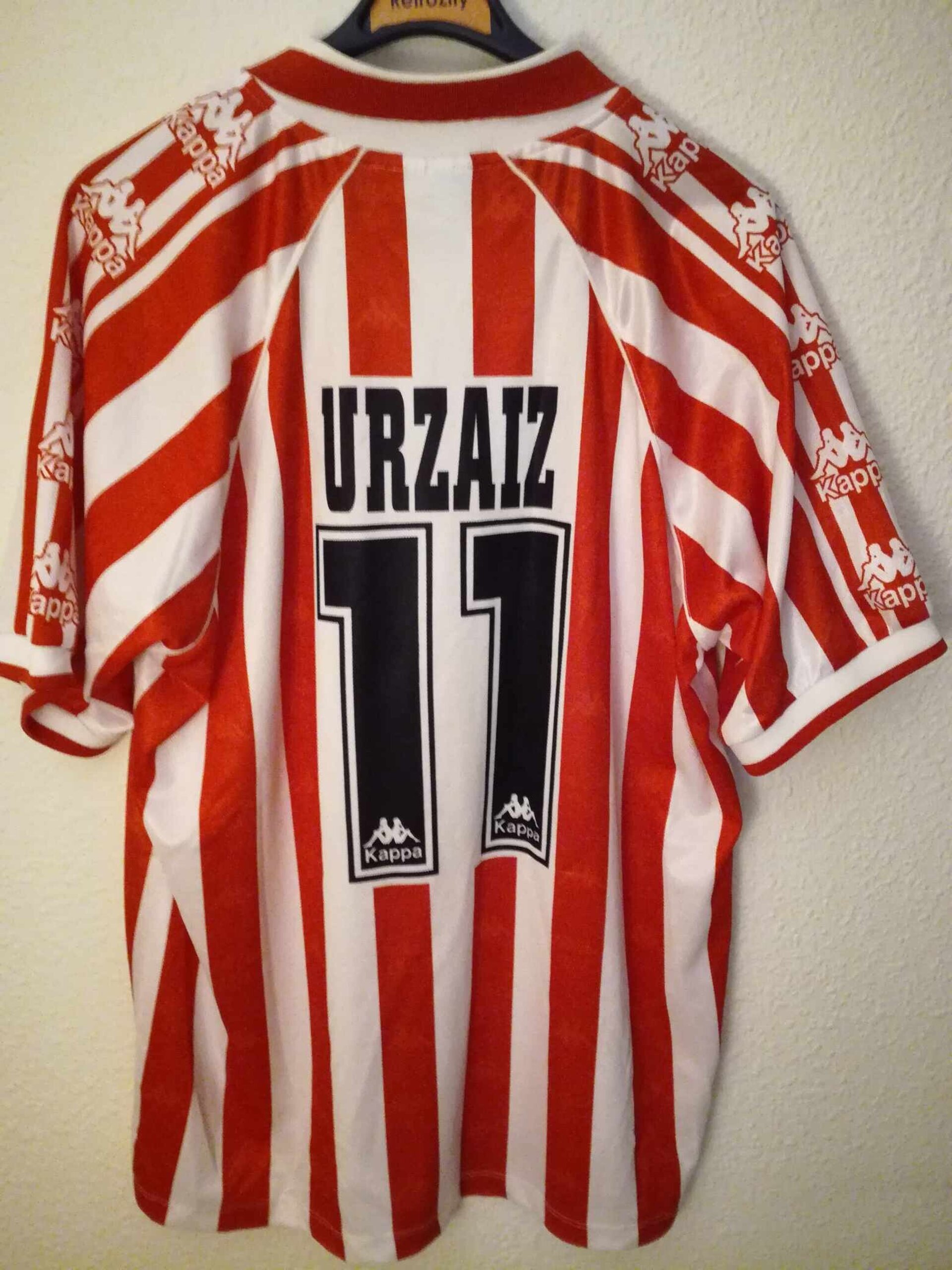 ATHLETIC CLUB BILBAO 1996-1997 Urzaiz 11 Match Worn XL - 1