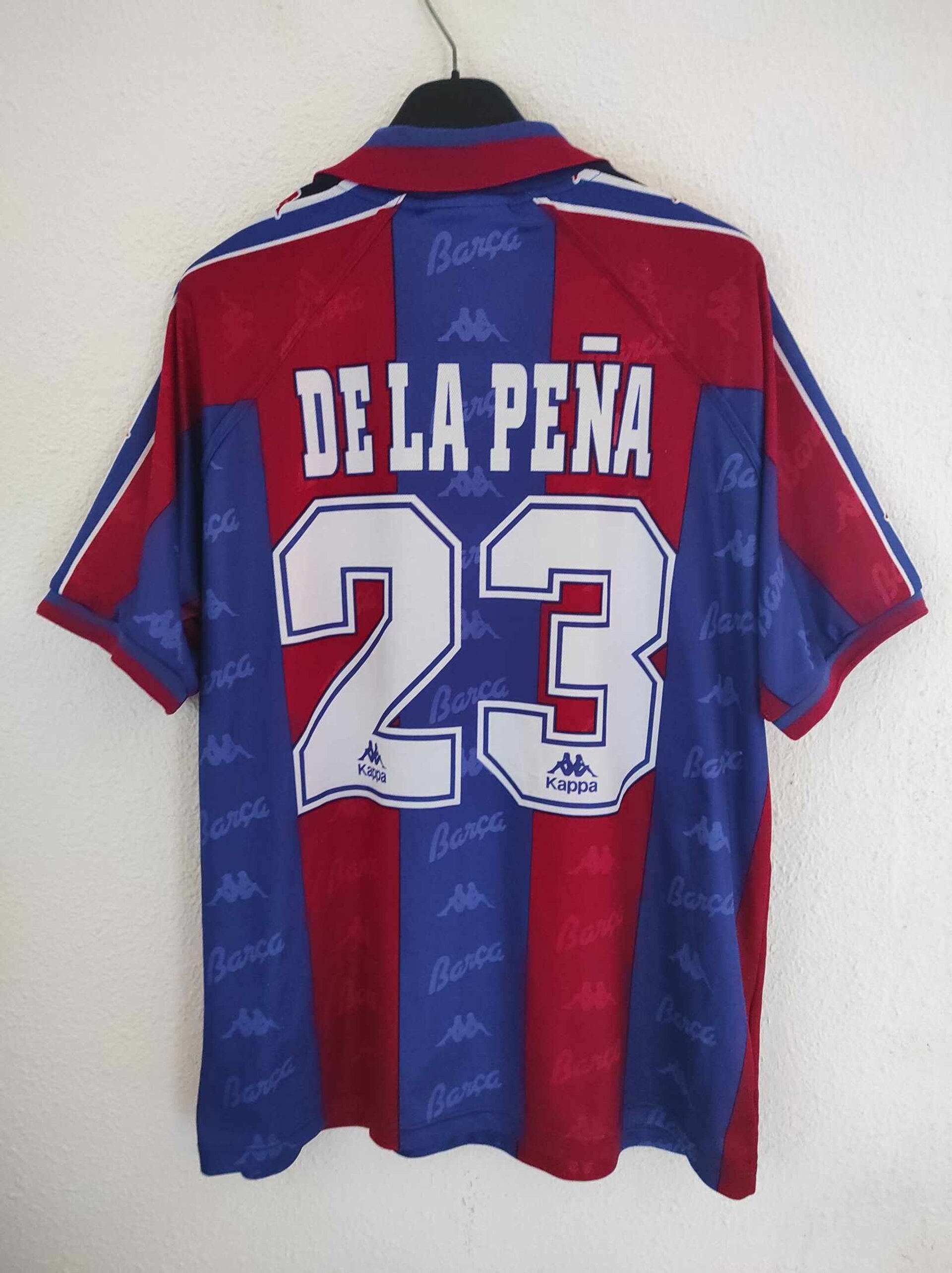 FC BARCELONA 1996-1997 De La Peña 23 L - 1