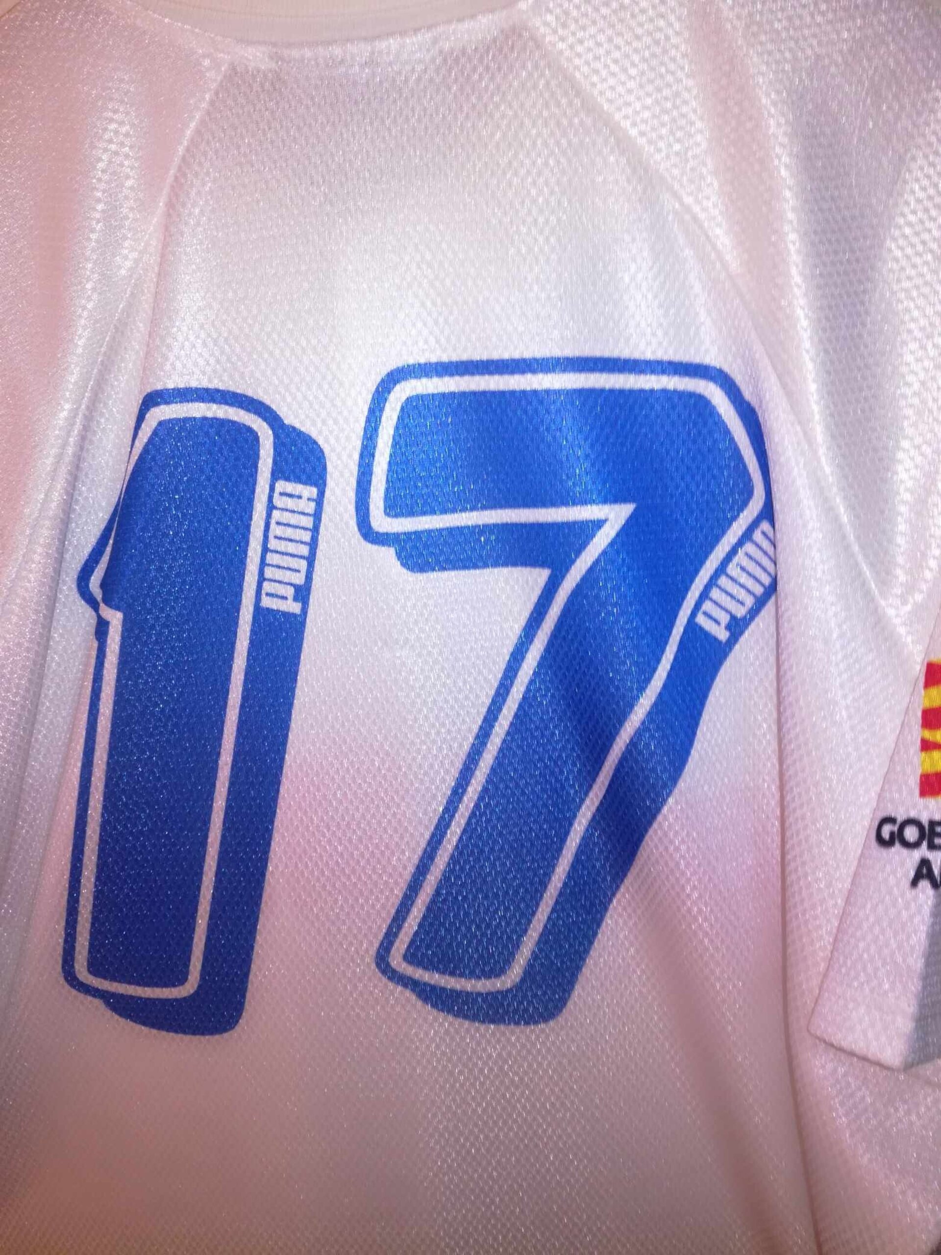 REAL ZARAGOZA 1994-1995 Cafu Match Worn XL - 4