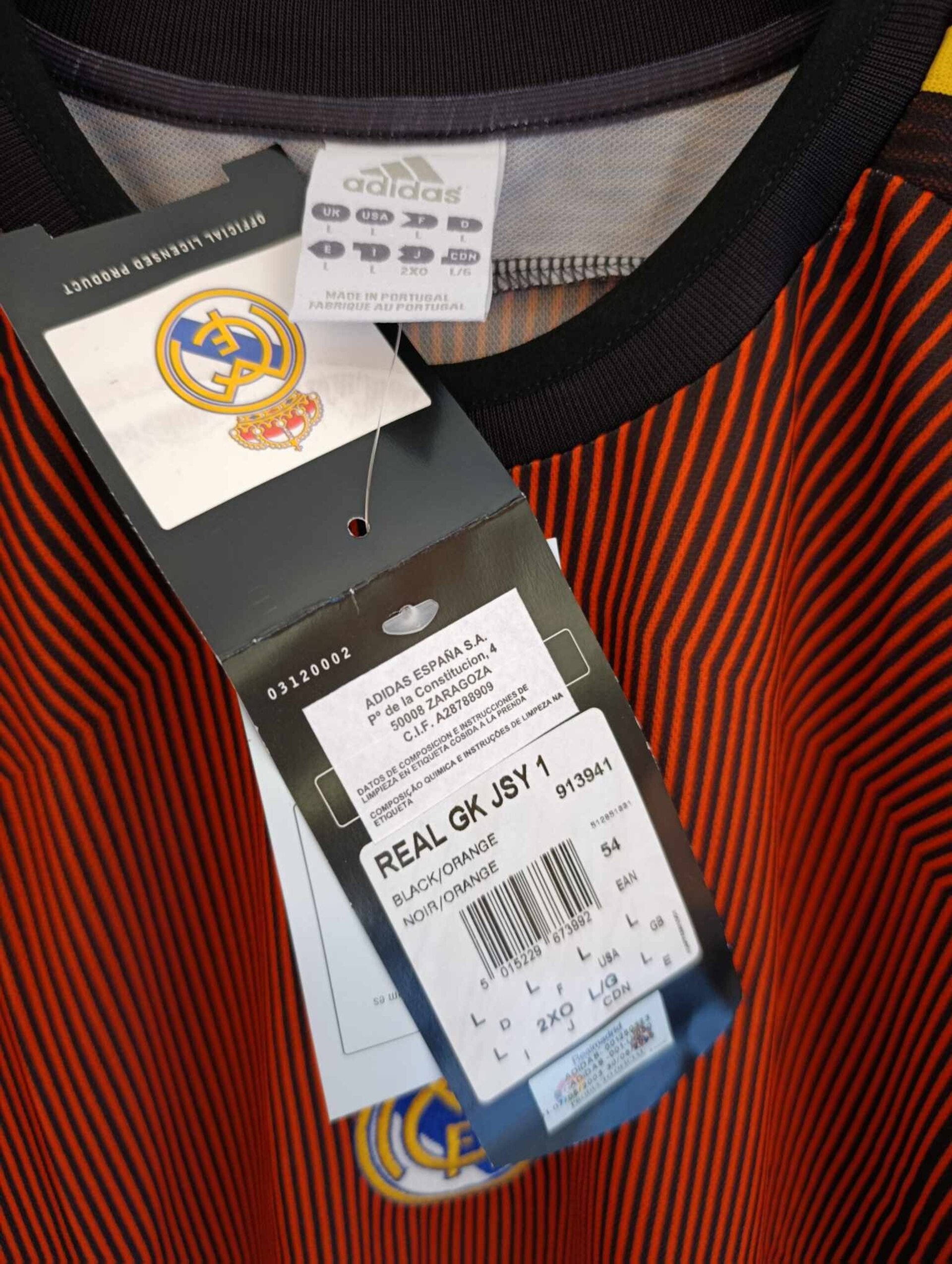 REAL MADRID 2003-2004 BNWT Goalkeeper L - 5