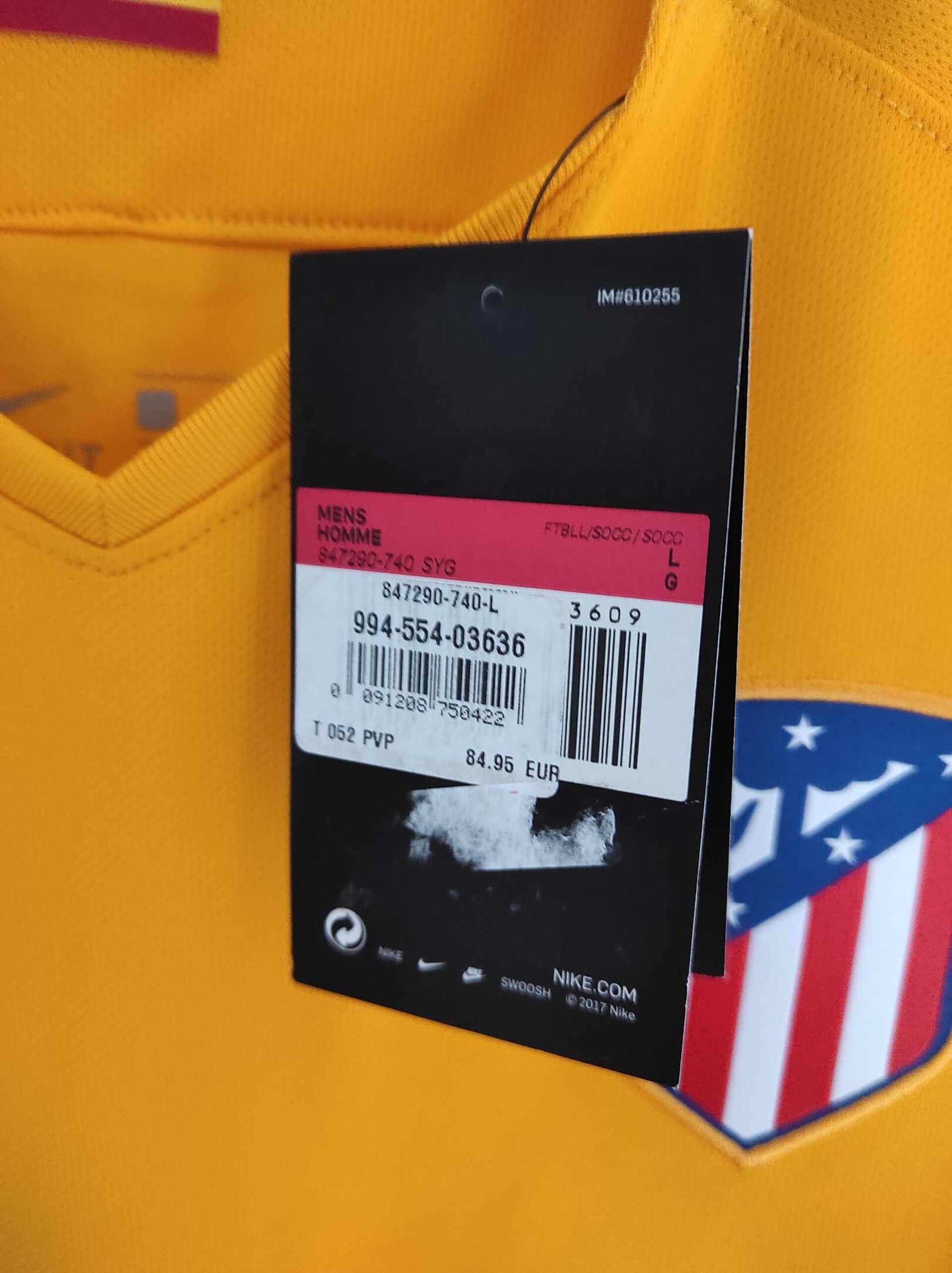 ATLETICO MADRID 2017-2018 BNWT away L - 3