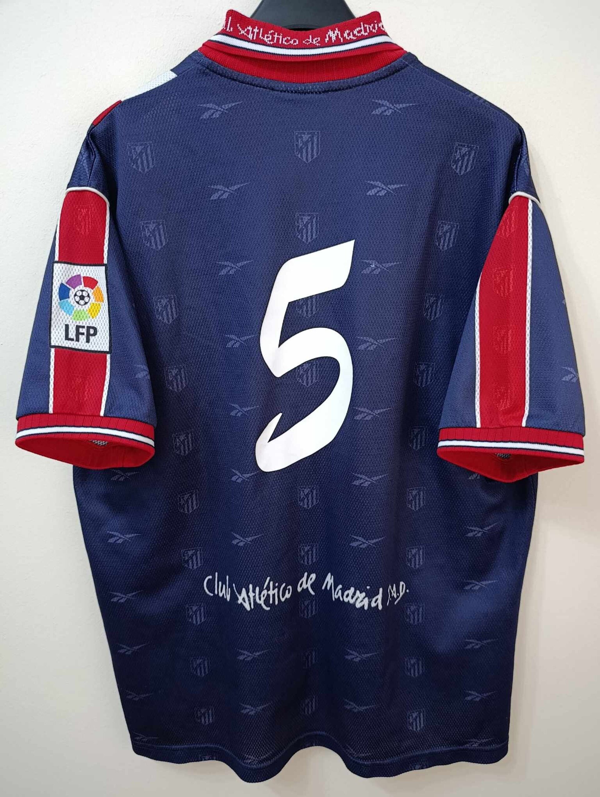ATLETICO MADRID 1999-2000 away number 5 XL - 2