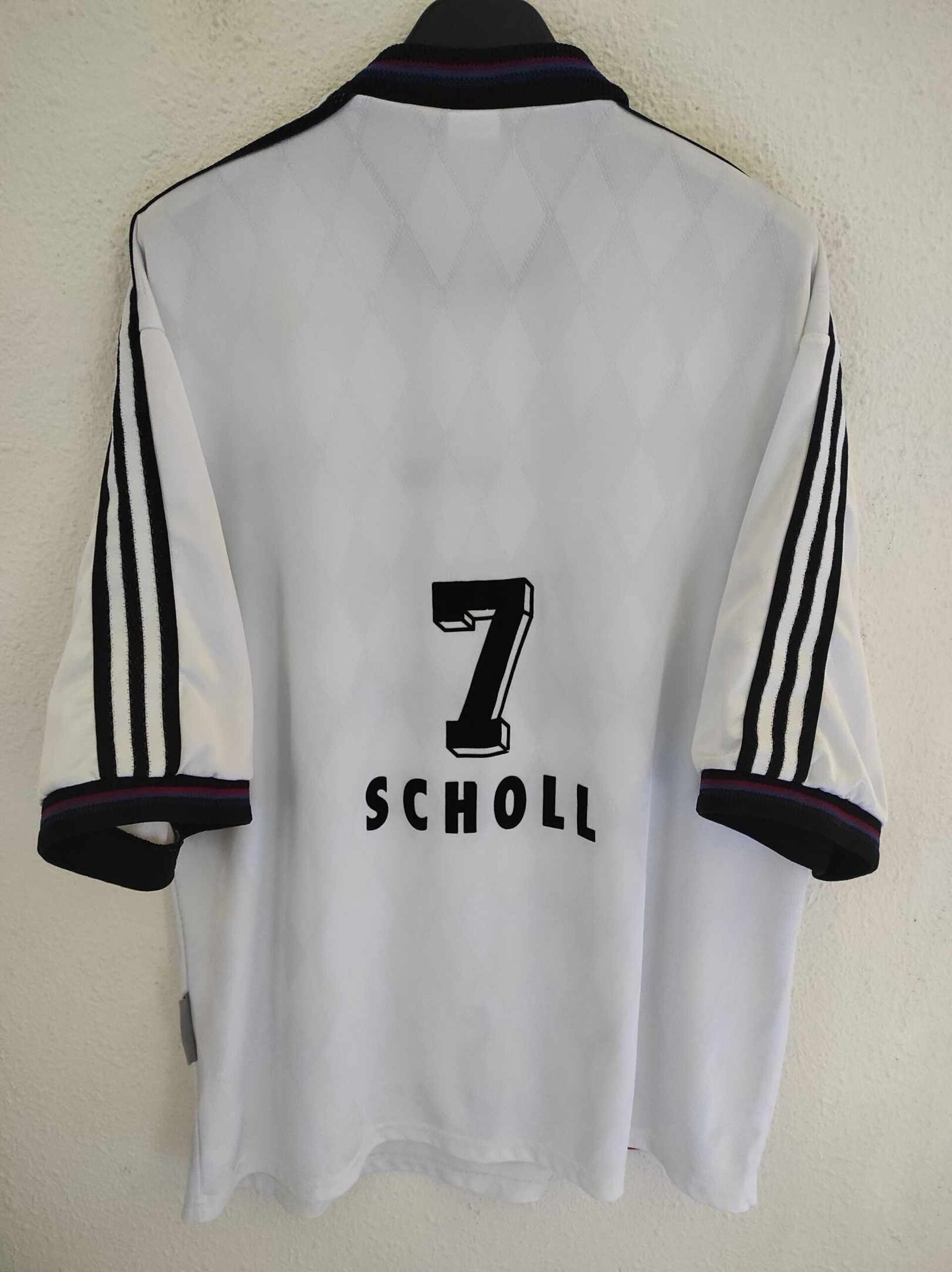 BAYERN MUNICH 1995-1997 away Scholl 7 XL - 2