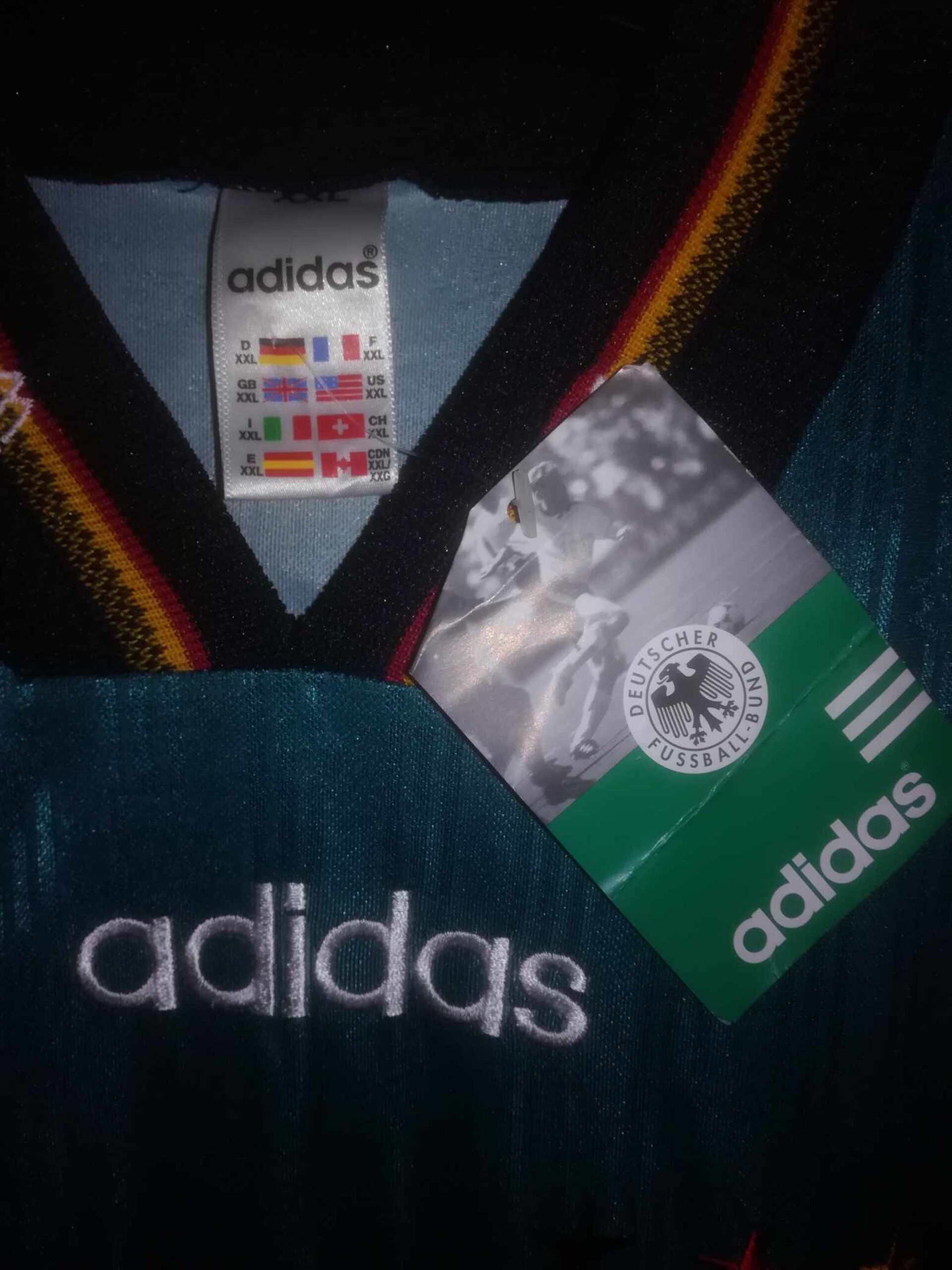 GERMANY 1996 EURO BNWT away XXL - 2