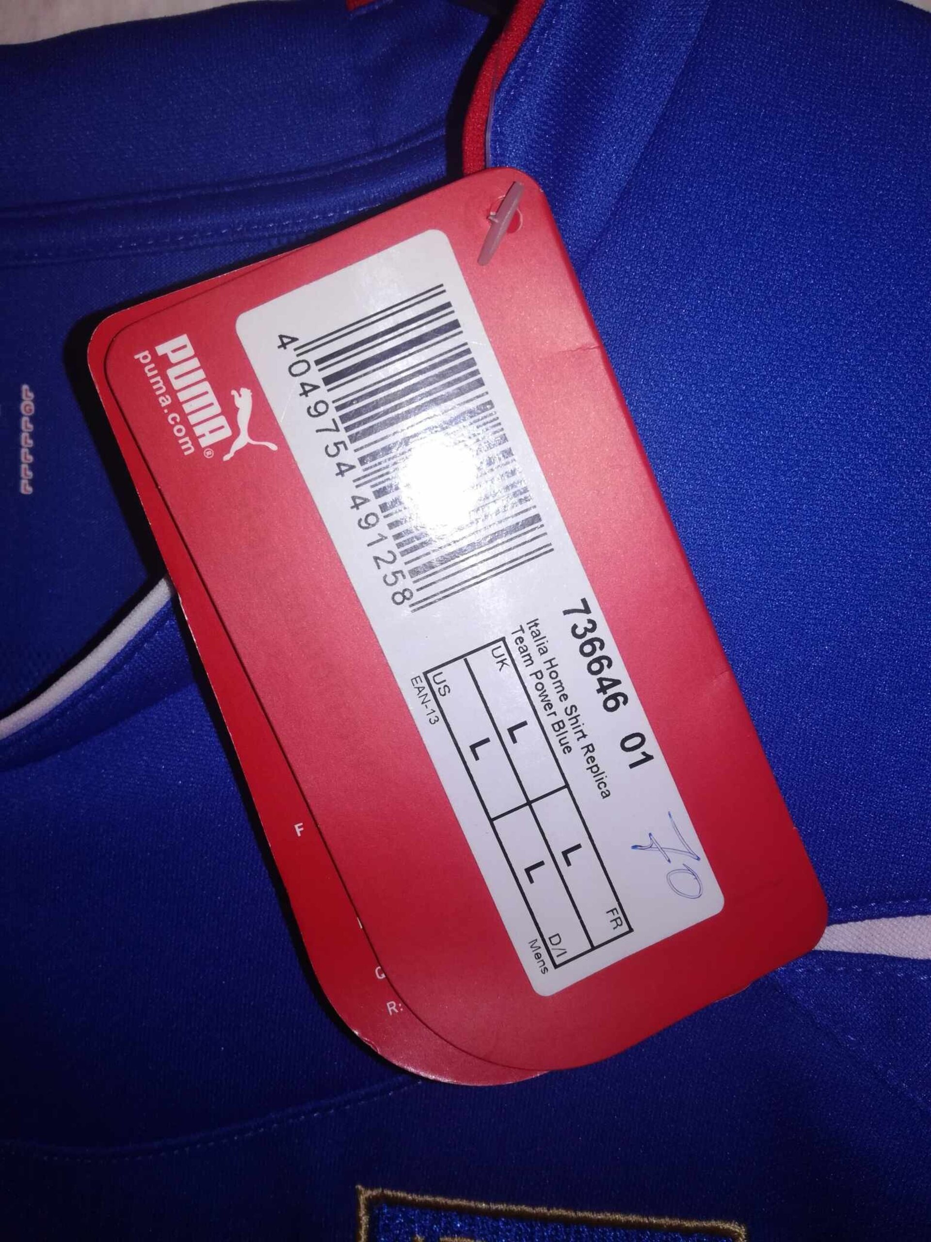 ITALY 2010 World Cup BNWT L - 2