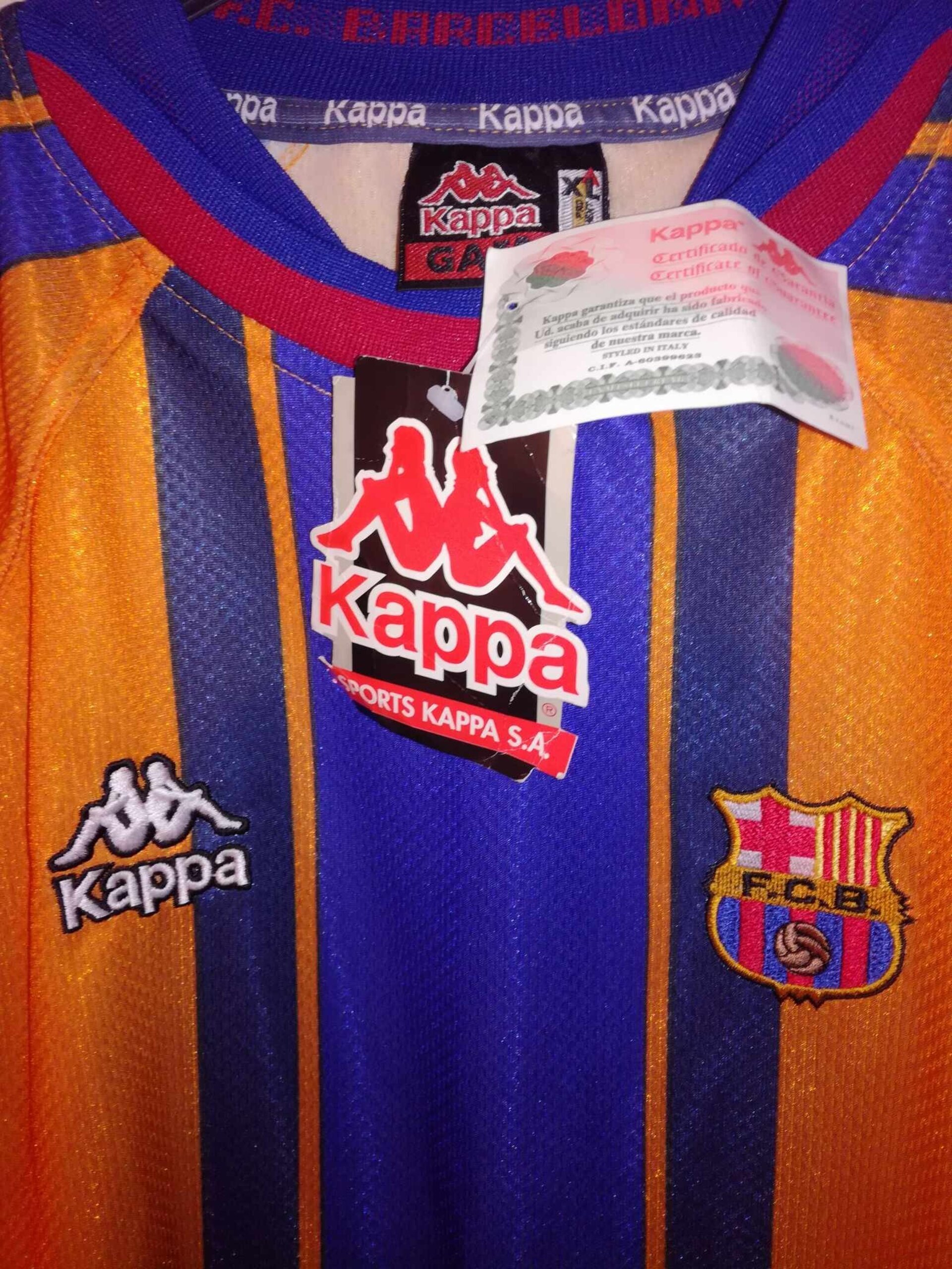 FC BARCELONA 1997-1998 BNWT away XL - 4