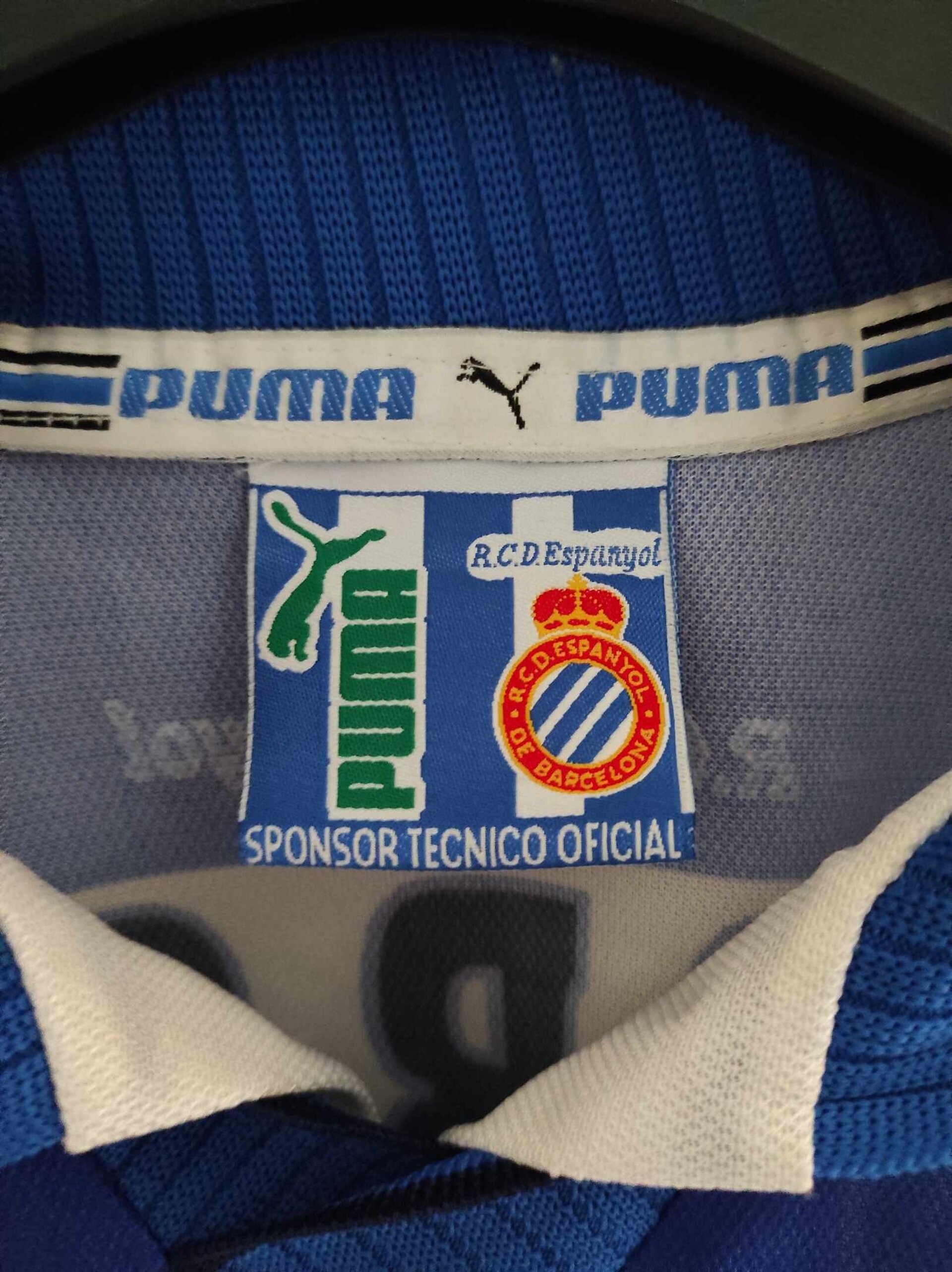 ESPANYOL 1996-1997 Cobos 7 Match Worn XL - 5