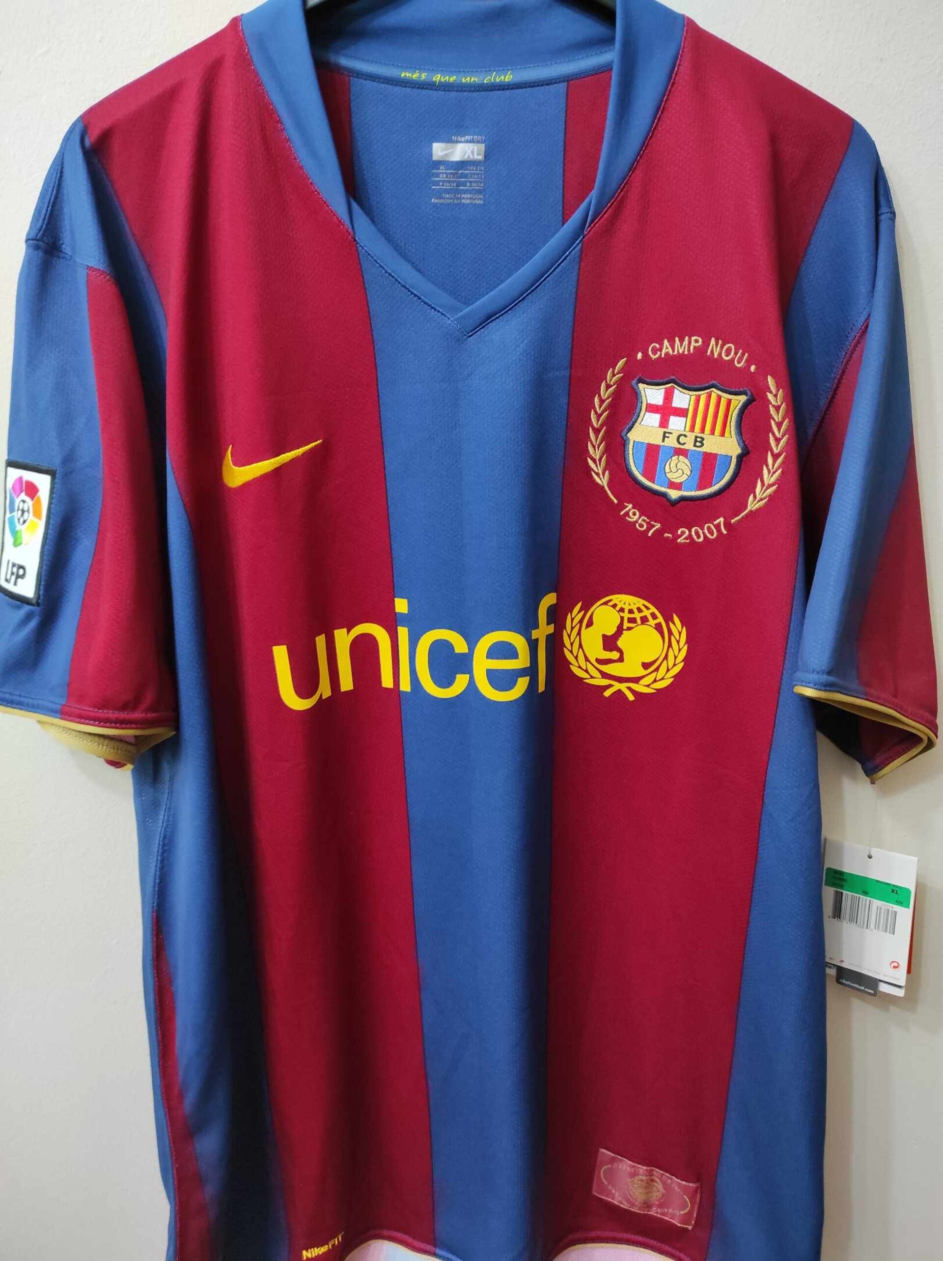 FC BARCELONA 2007-2008 BNWT Henry 14 XL - 2