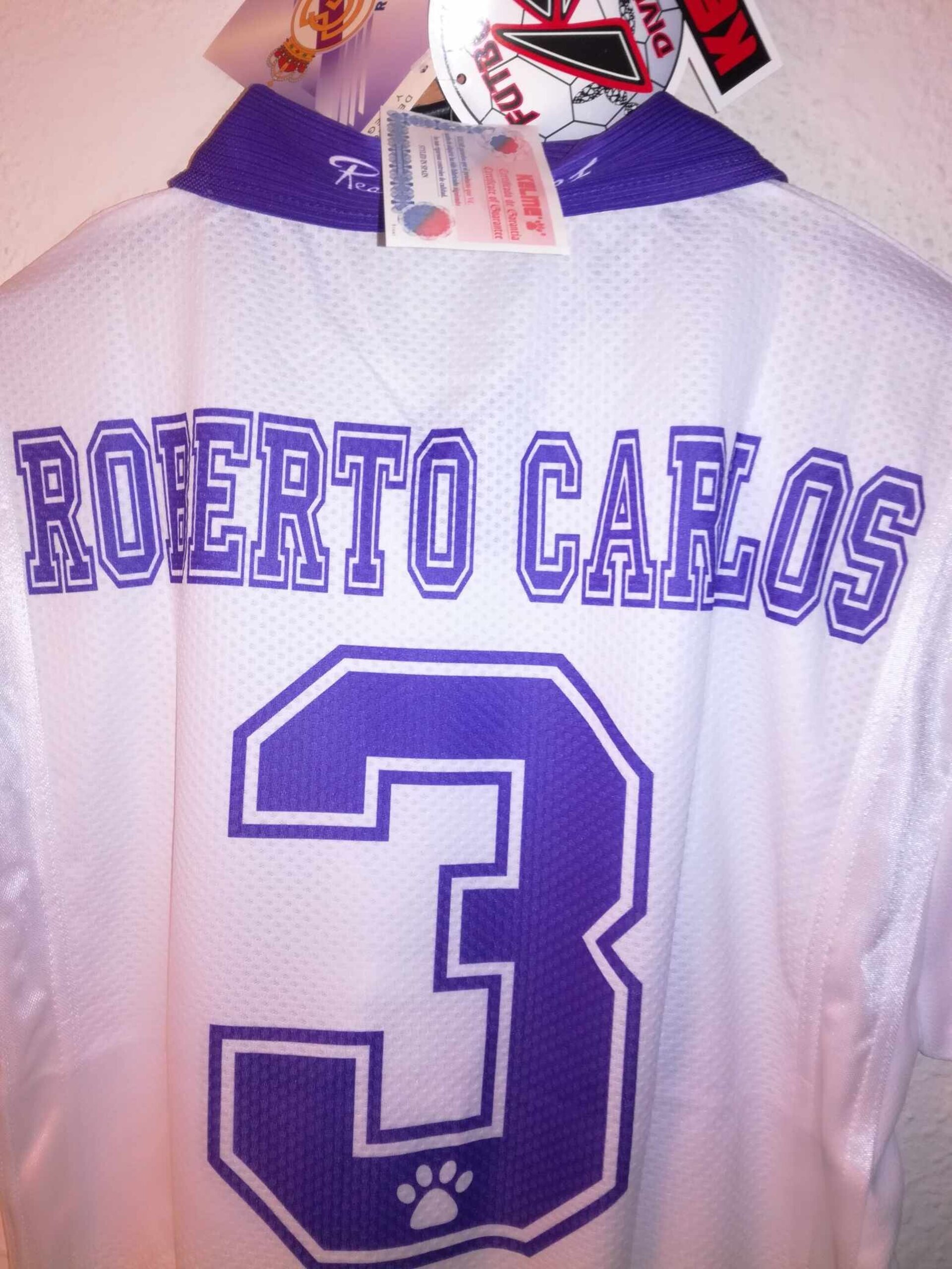 REAL MADRID 1997-1998 Roberto Carlos 3 BNWT S - 5