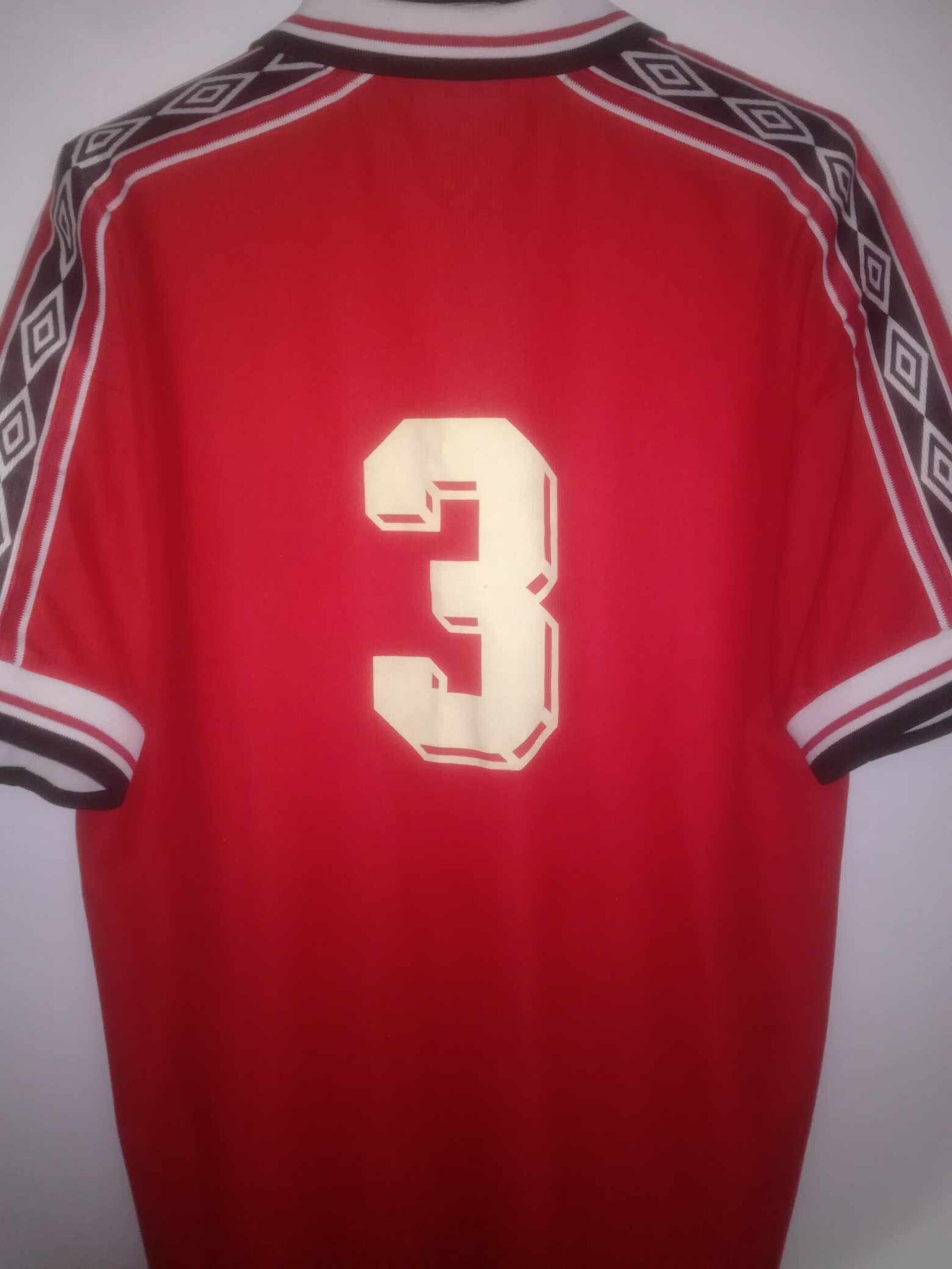 MANCHESTER UNITED 1998-1999 number 3 XL - 2