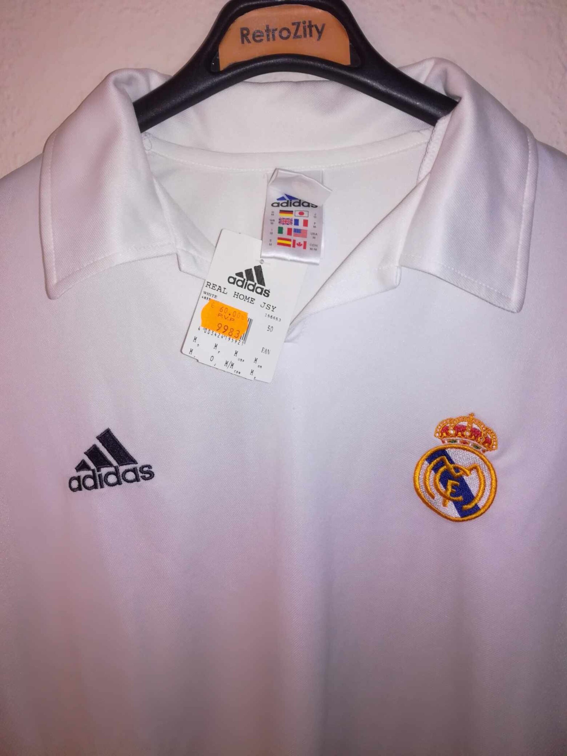 REAL MADRID 2001-2002 BNWT Centenario M - 5