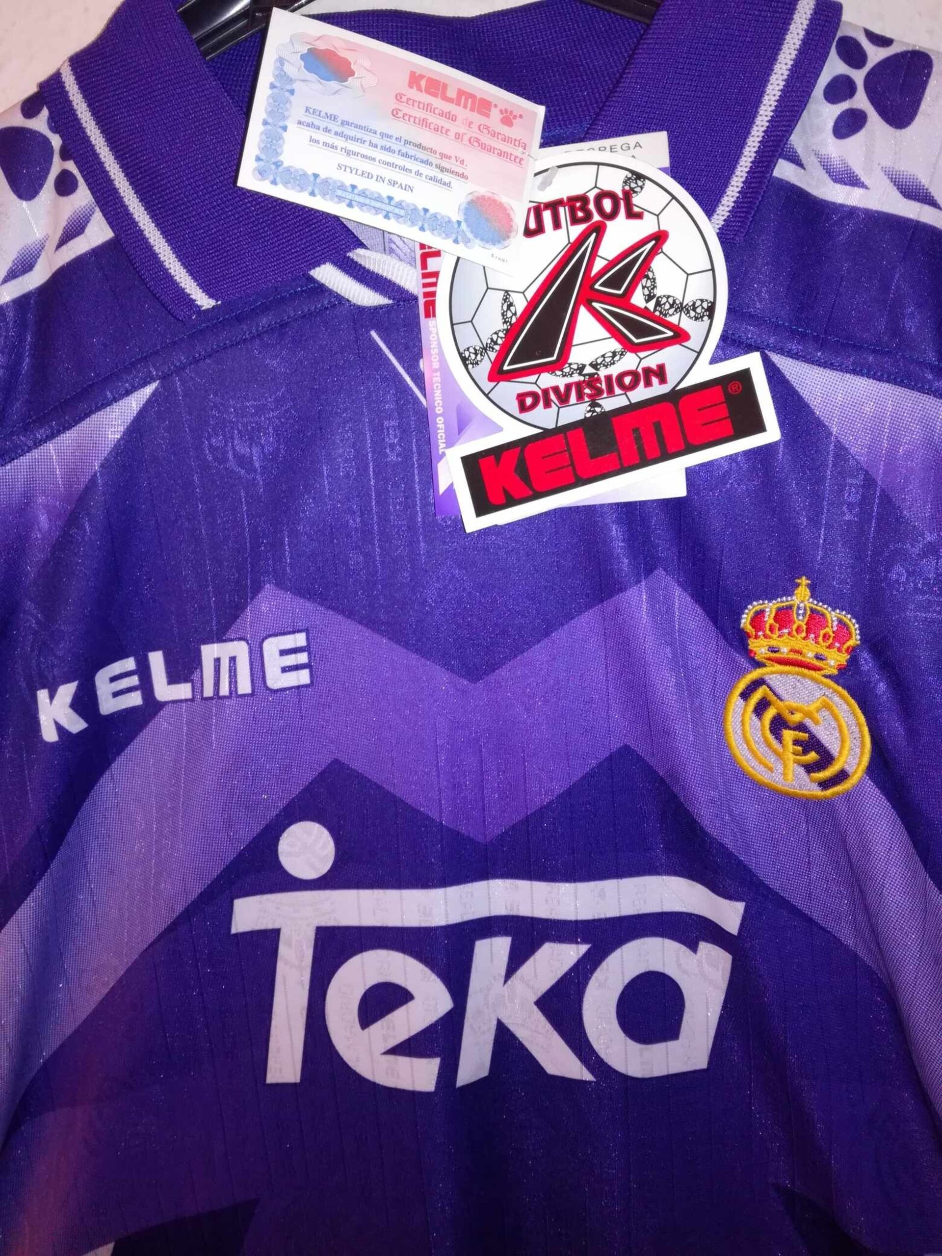 REAL MADRID 1995-1996 BNWT away M - 5