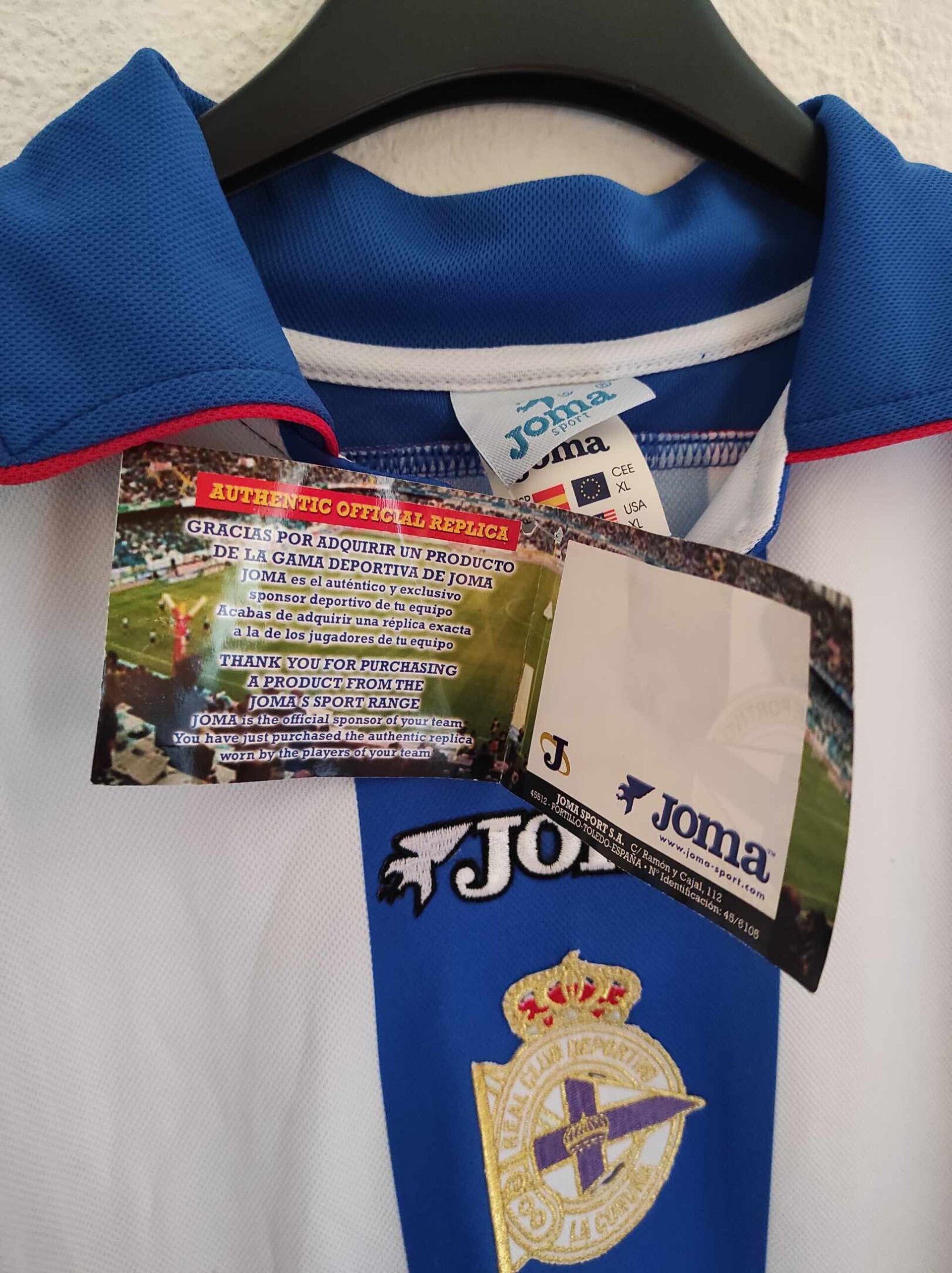 DEPORTIVO DE LA CORUÑA 2001-2002 BNWT XL - 3