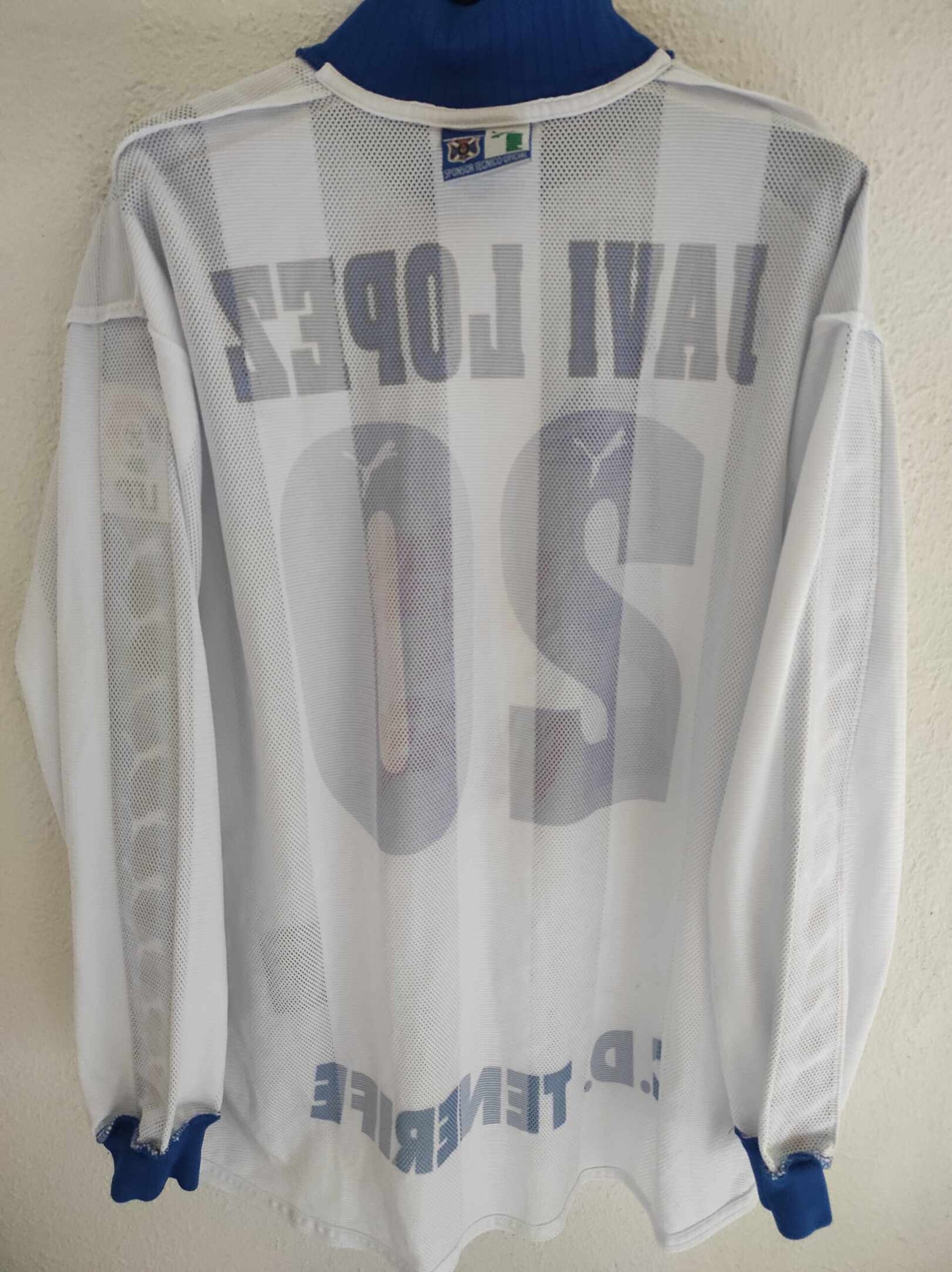 CD TENERIFE 1998-1999 Javi López 20 Match Worn XL - 3