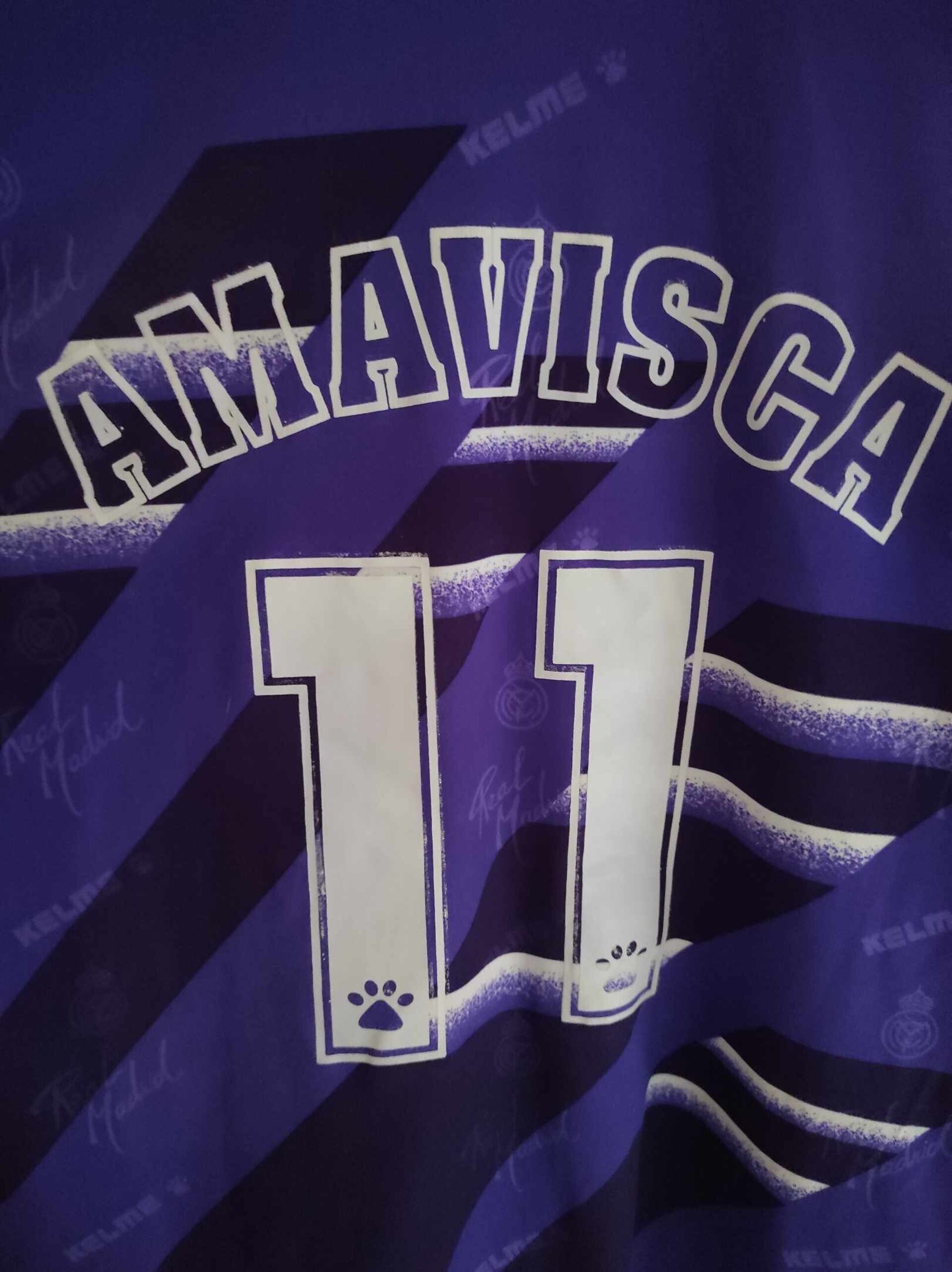 REAL MADRID 1994-1995 away Amavisca 11 XS - 5