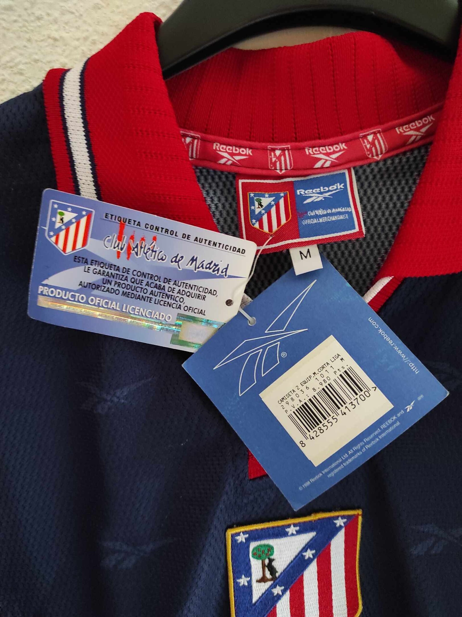 ATLETICO MADRID 1998-1999 away BNWT M - 3