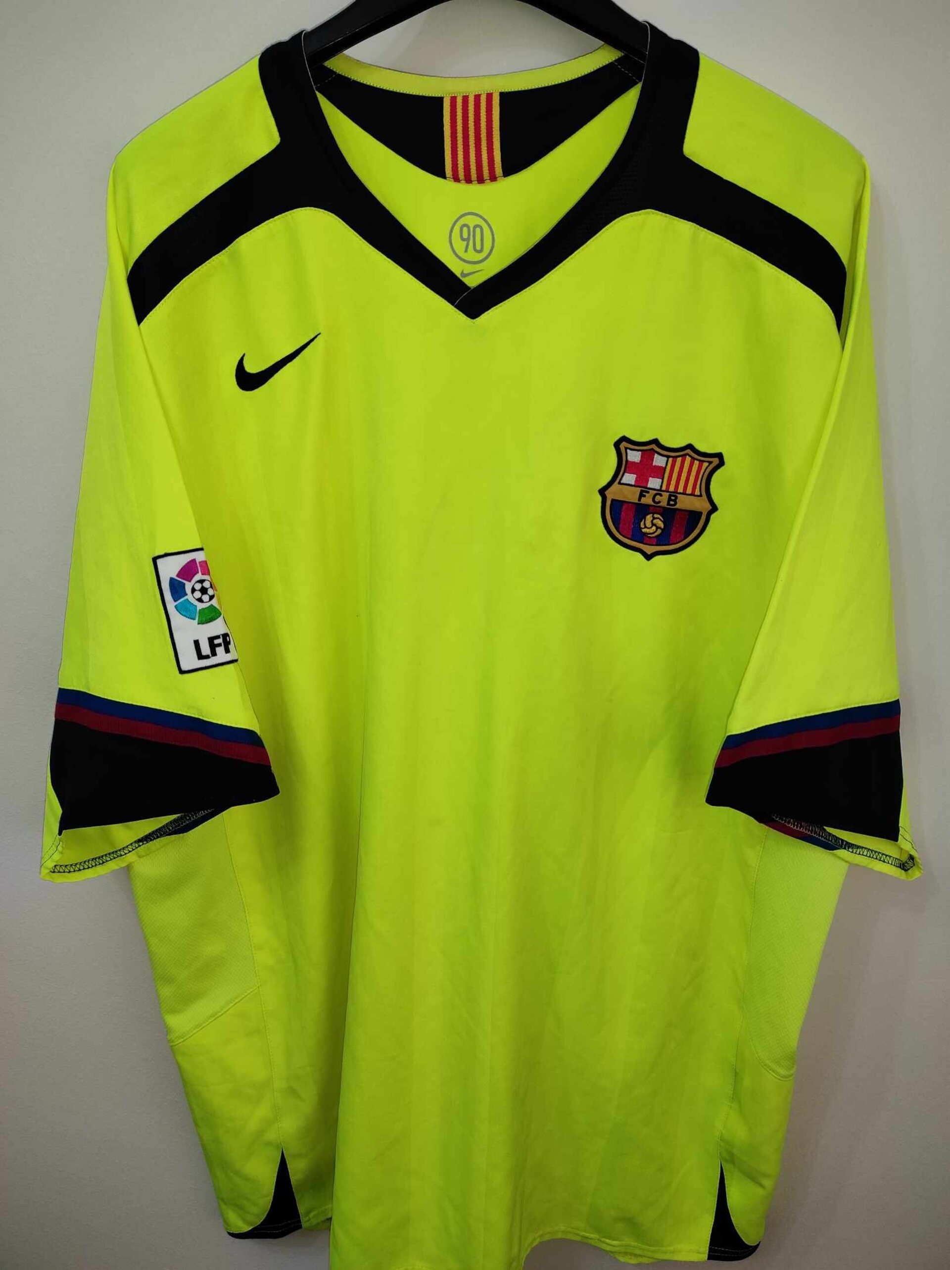 FC BARCELONA 2005-2006 Puyol 5 away XXL - 2