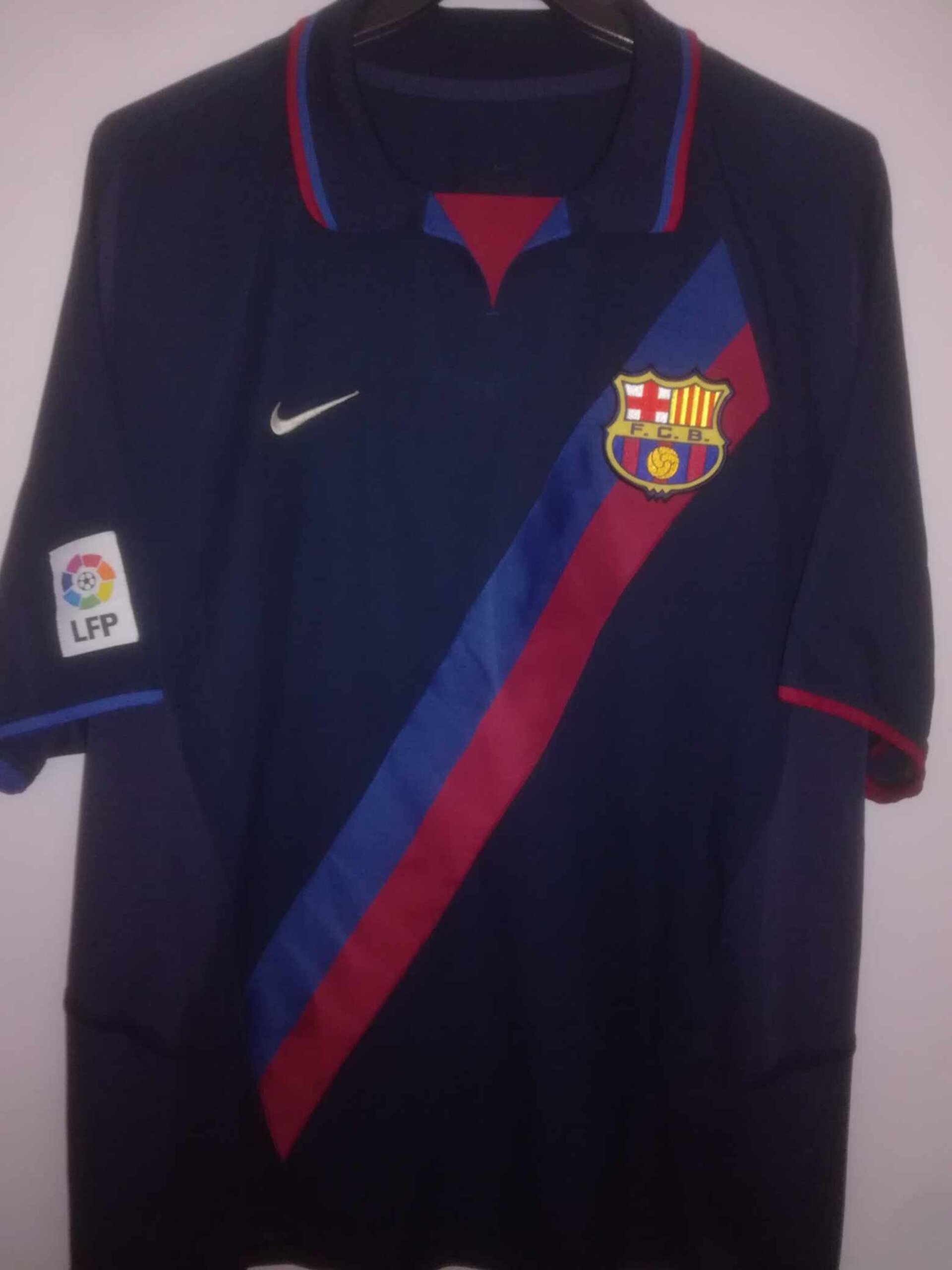 FC BARCELONA 2003-2004 away Ronaldinho 10 L - 2