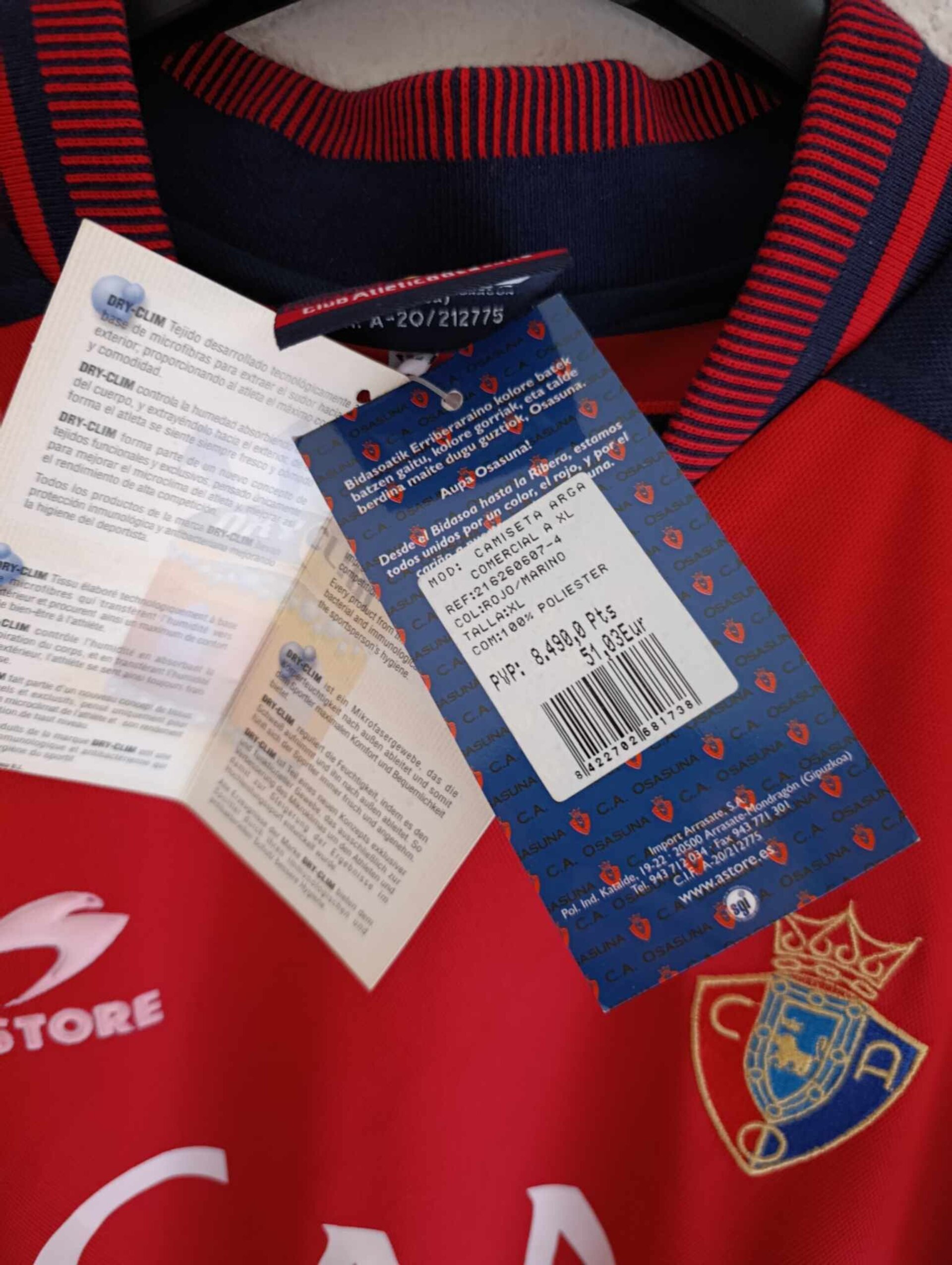 OSASUNA 2000-2001 BNWT XL - 4